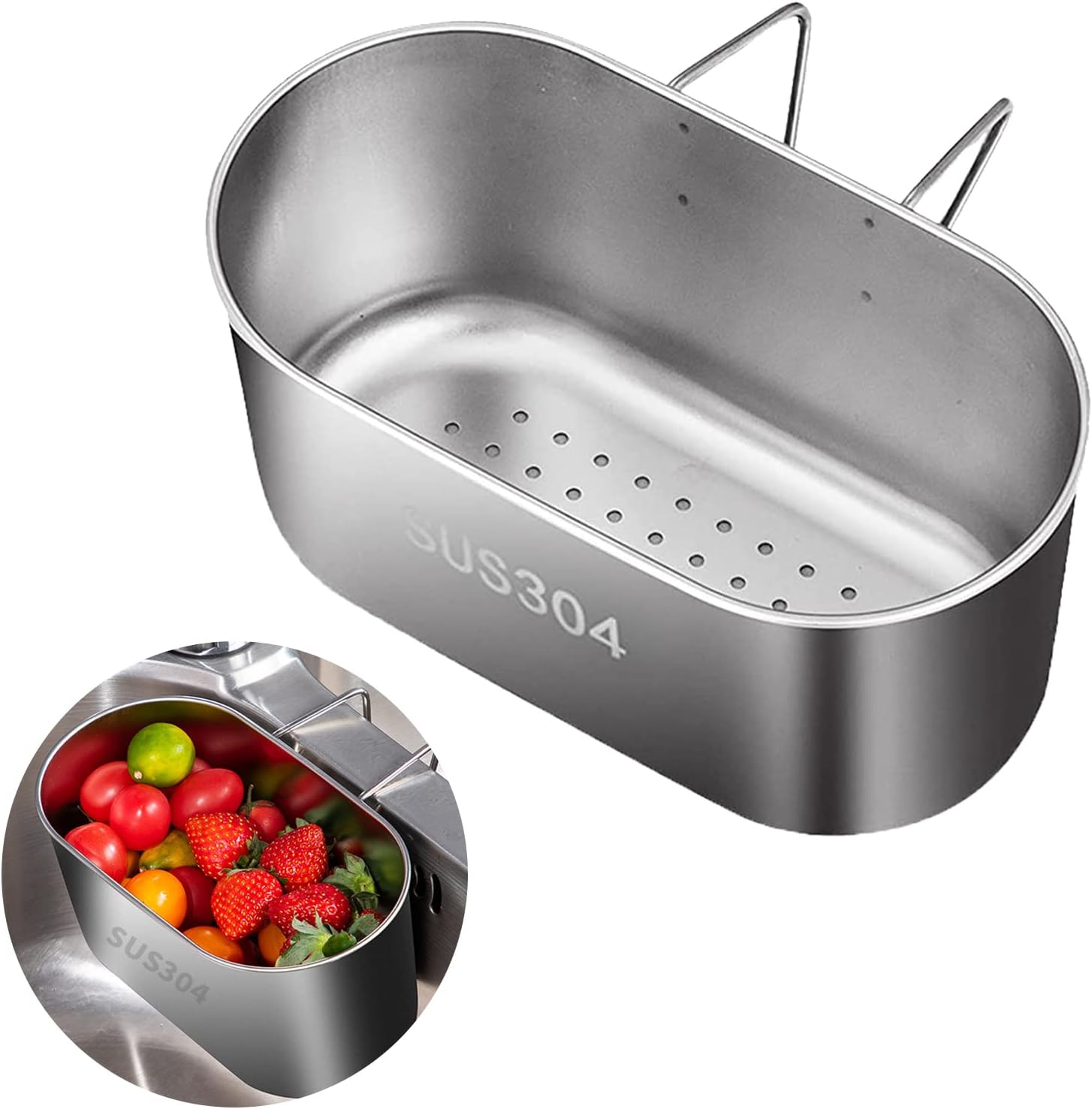 Stainless Steel Drain Strainer Basket for Kitchen Sinks
