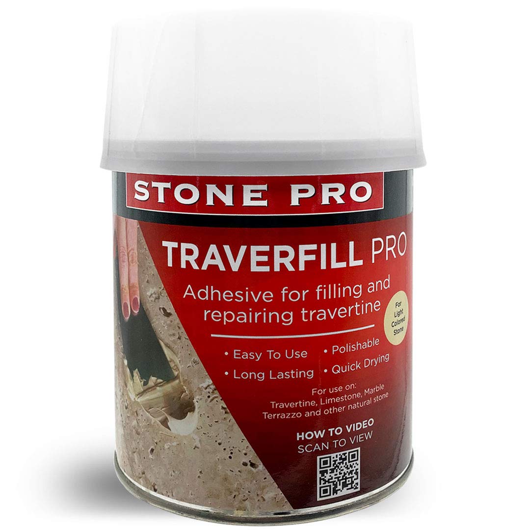 Stone Pro Traverfill Pro Adhesive for Travertine and Limestone