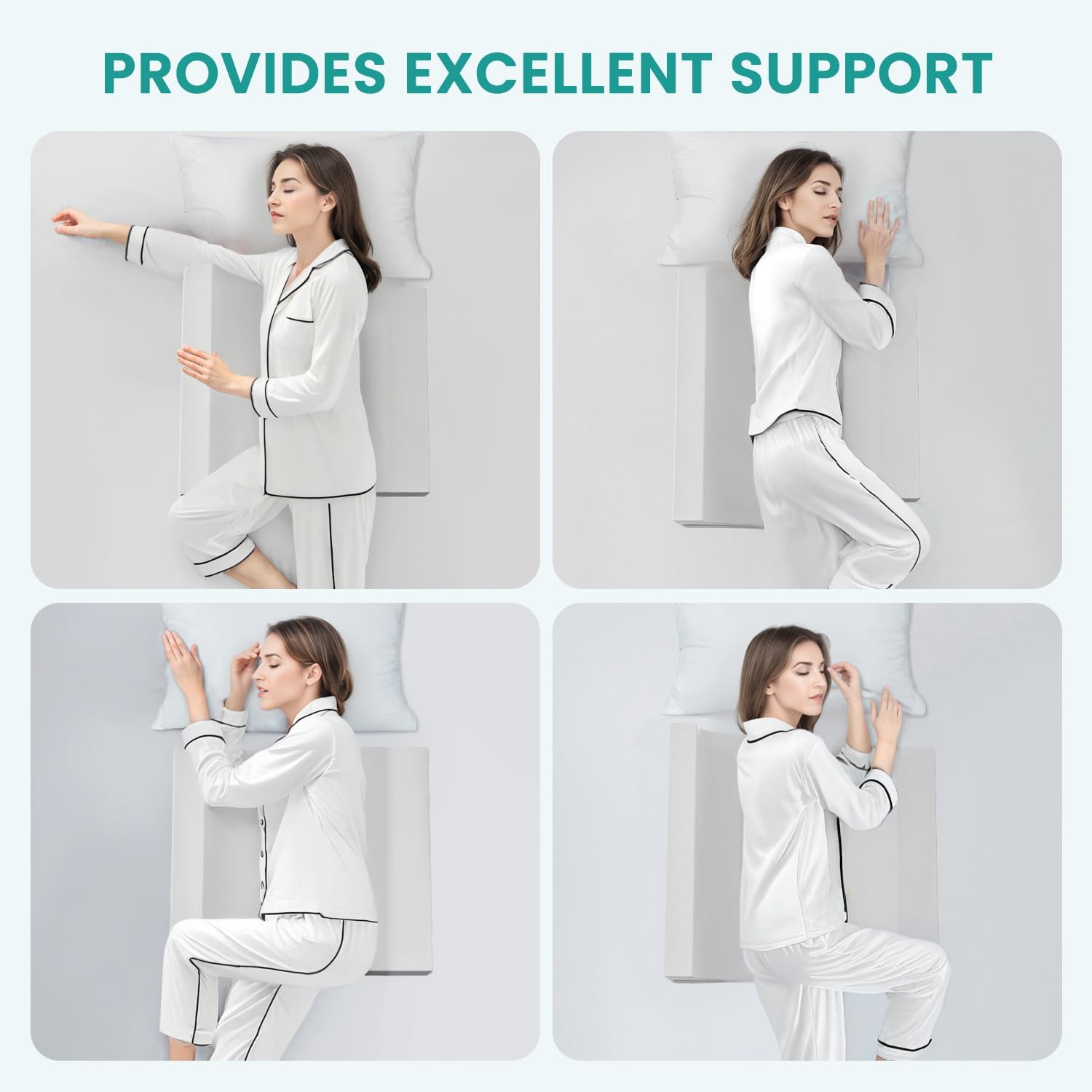 PulPalet Body Pillows - Adjustable Anti Snoring Support for Side Sleepers
