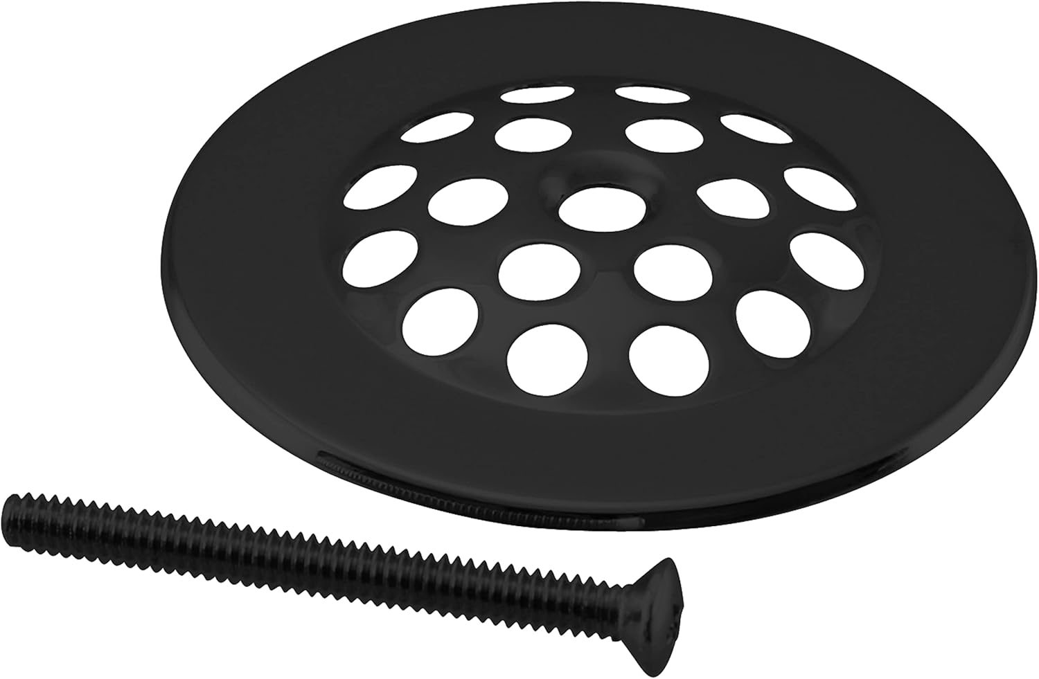 Westbrass Gerber Style Beehive Tub Strainer Grid Matte Black 1