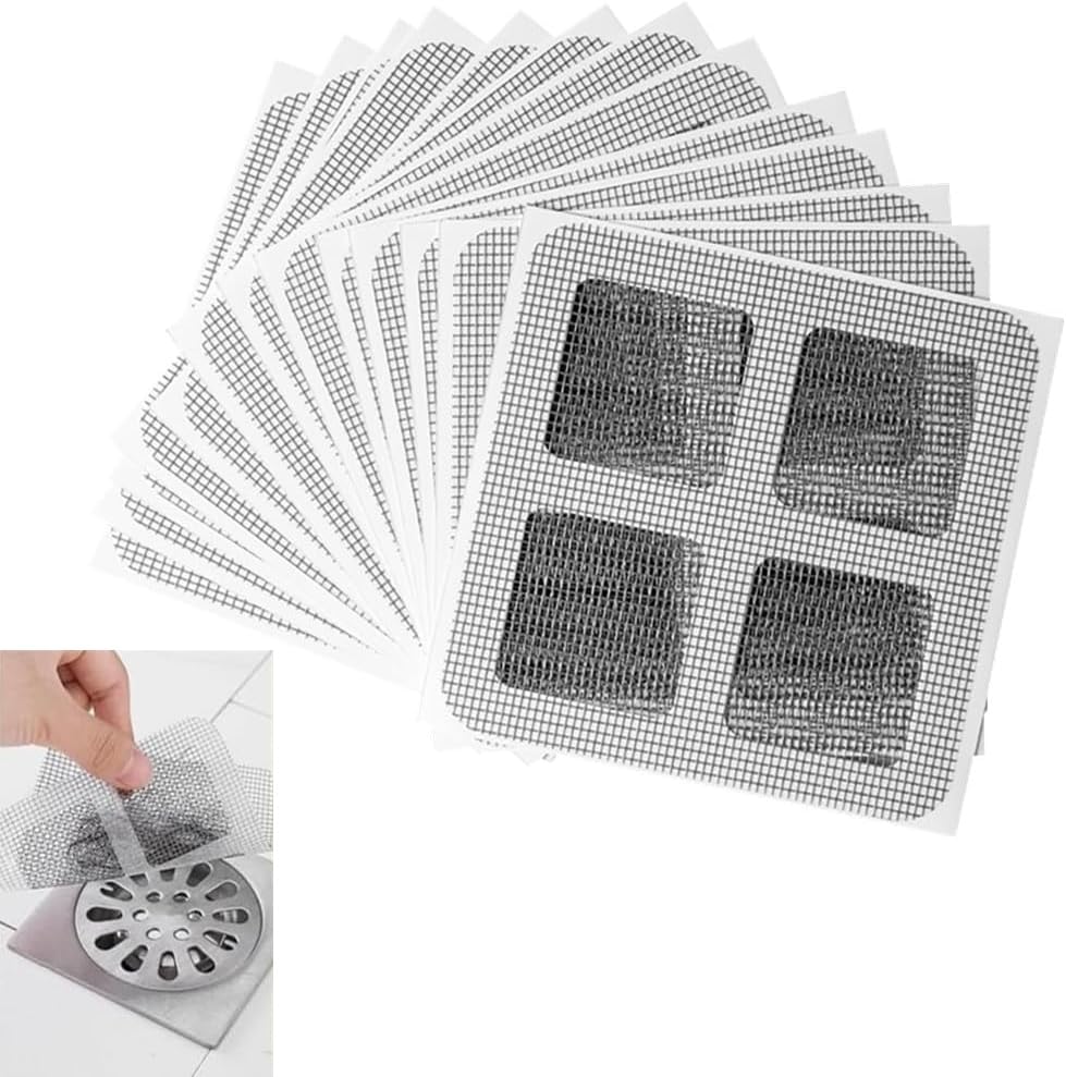 Disposable Hair Drain Stickers 4x4 10 Pcs