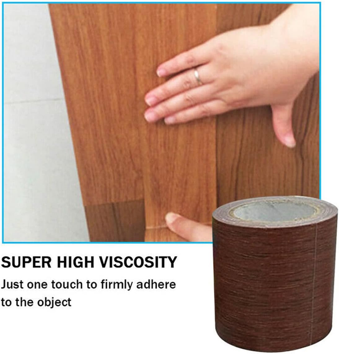 ECYC 224x17992 Inch Realistic Wood Grain Repair Tape