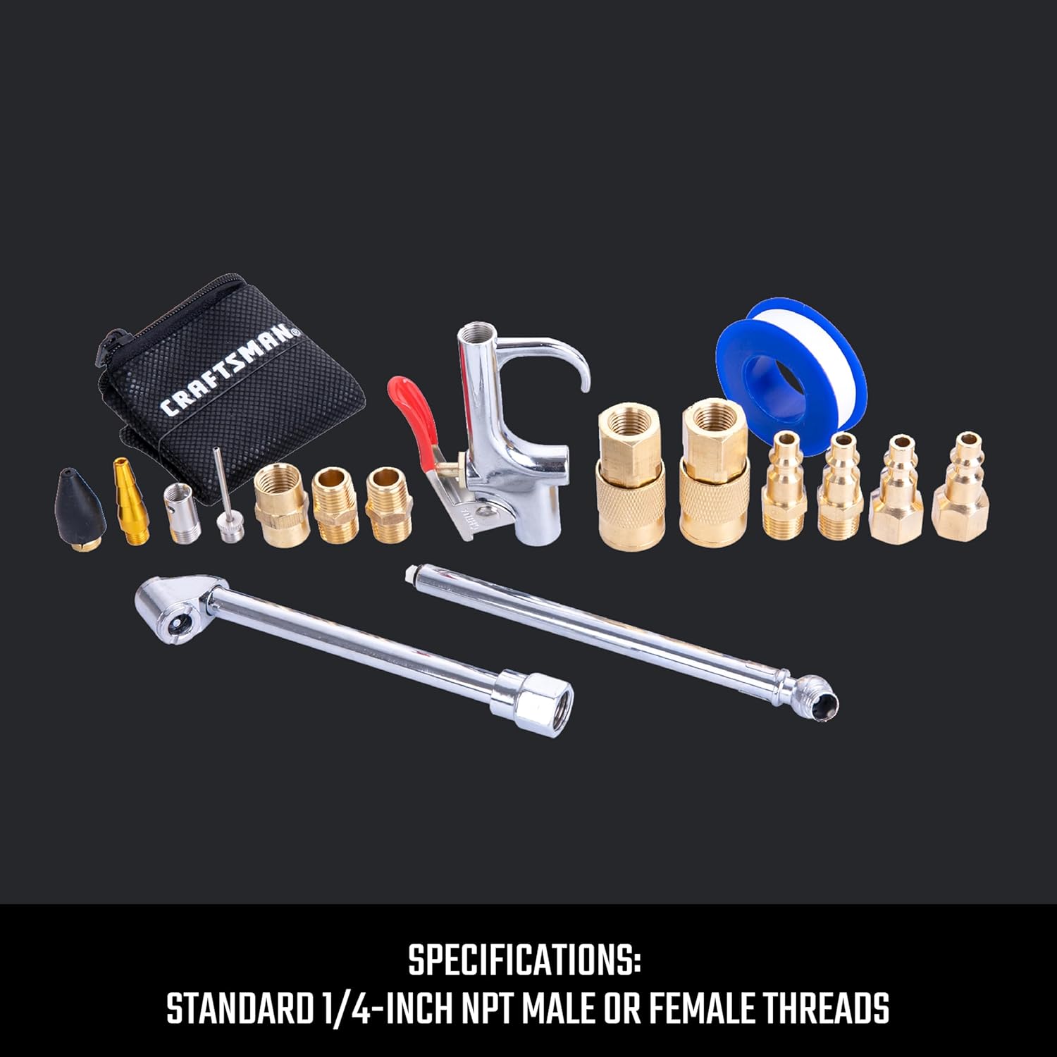 CRAFTSMAN 18-Piece Air Compressor Kit with Accessories