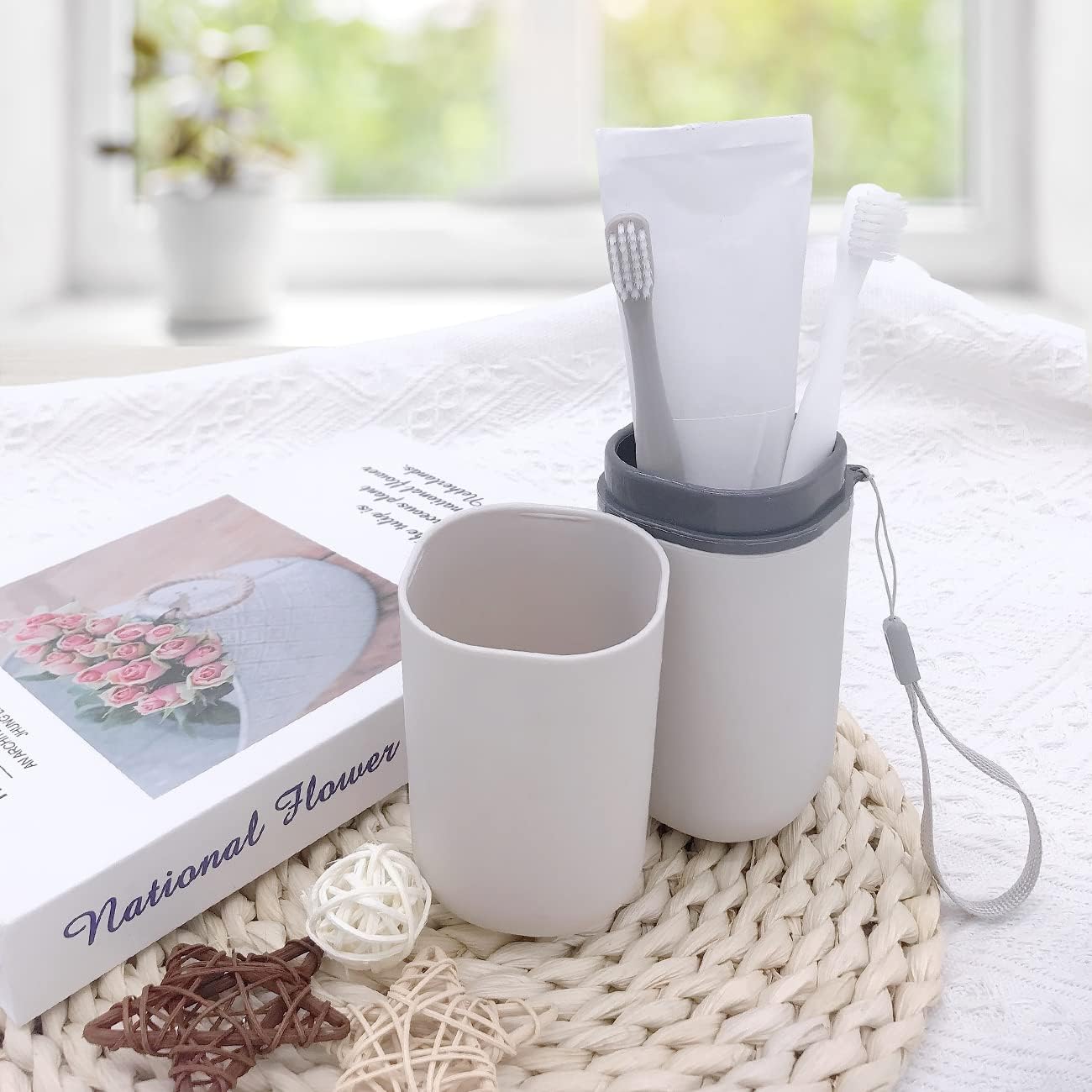HEIPINIUYE Toothbrush Travel Case Holder 1