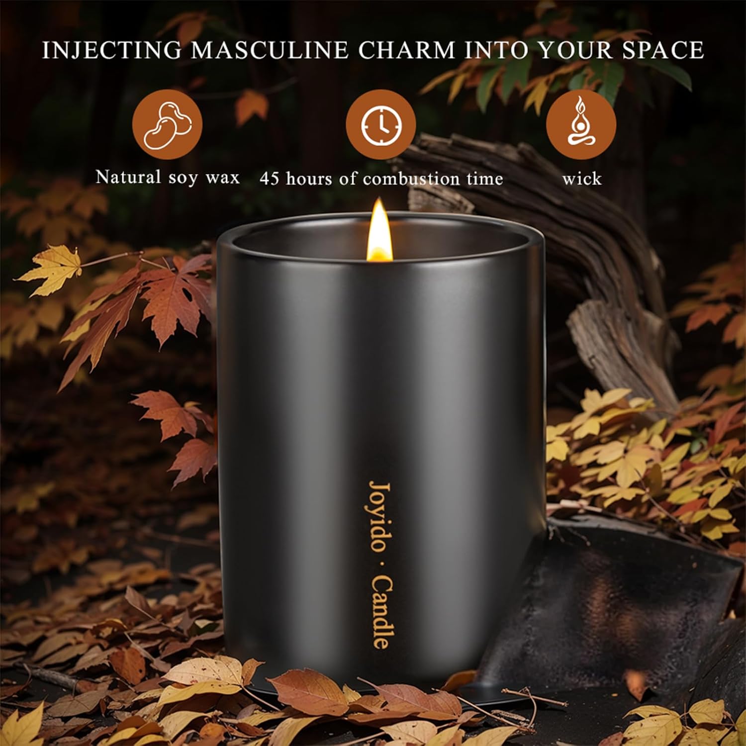 Joyido 14OZ Smoke Vanilla Aromatherapy Candle 1