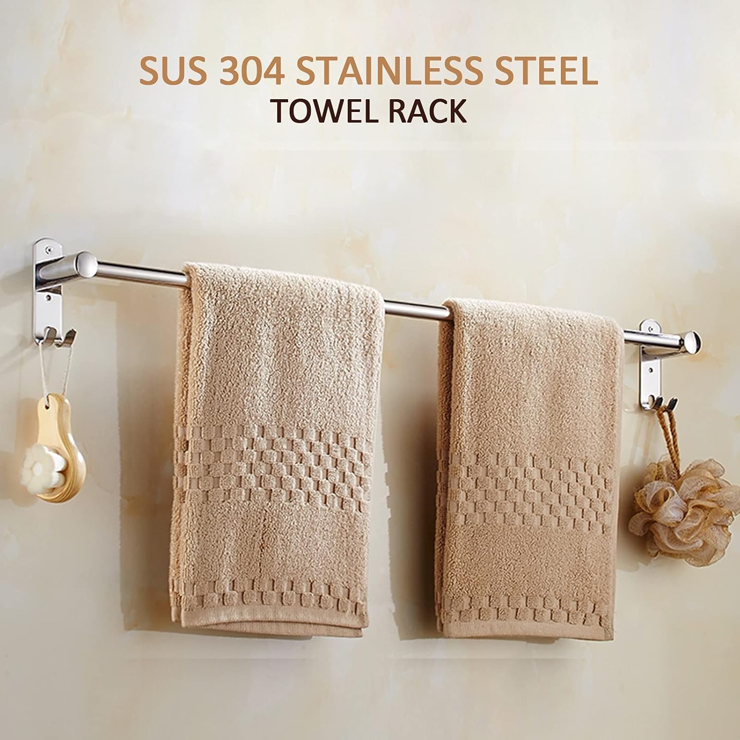 KAREFRI Multi-Size Stainless Steel Towel Bar Holder
