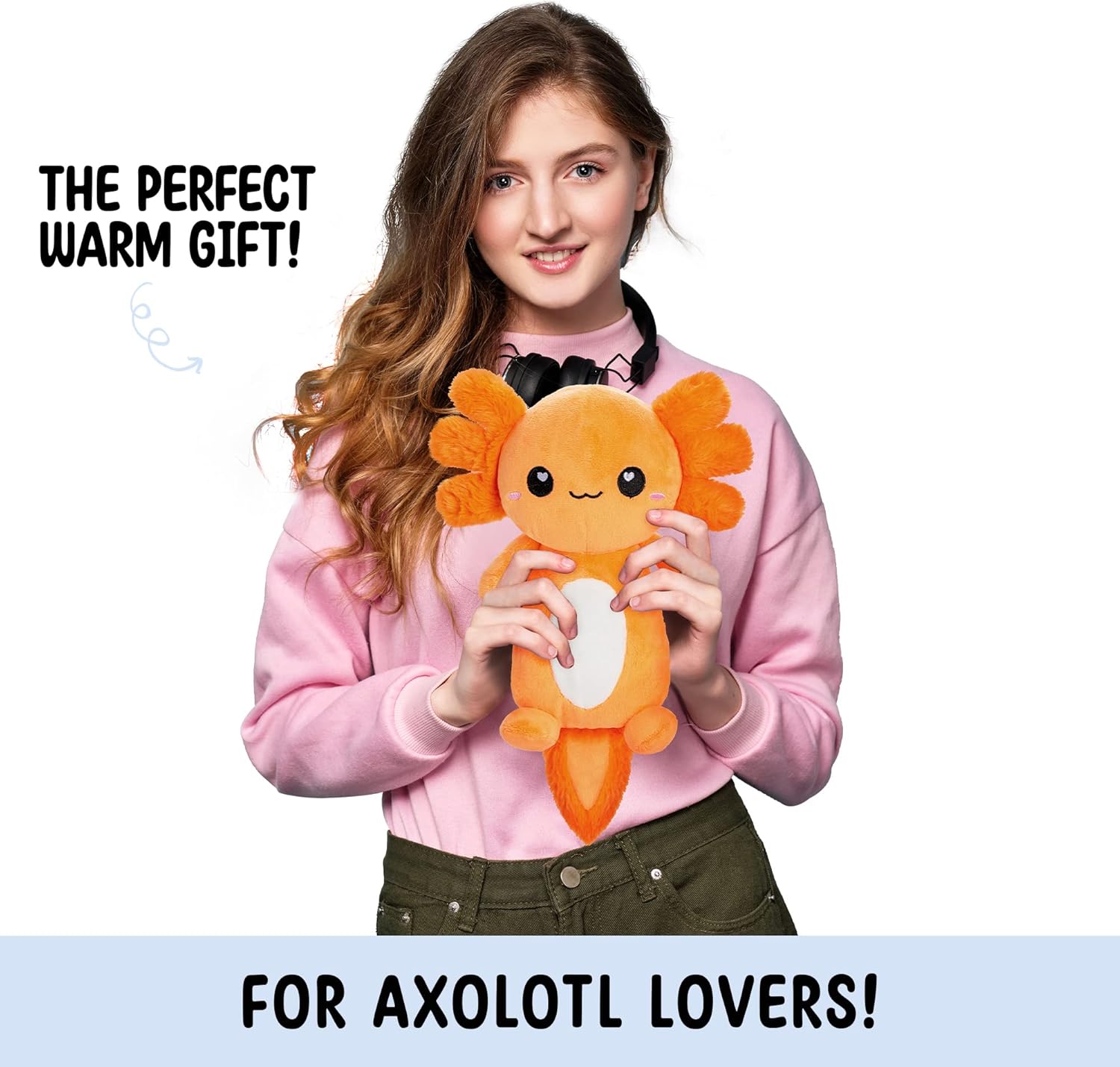 Happy Fuel Axolotl Microwavable Heating Pad 1