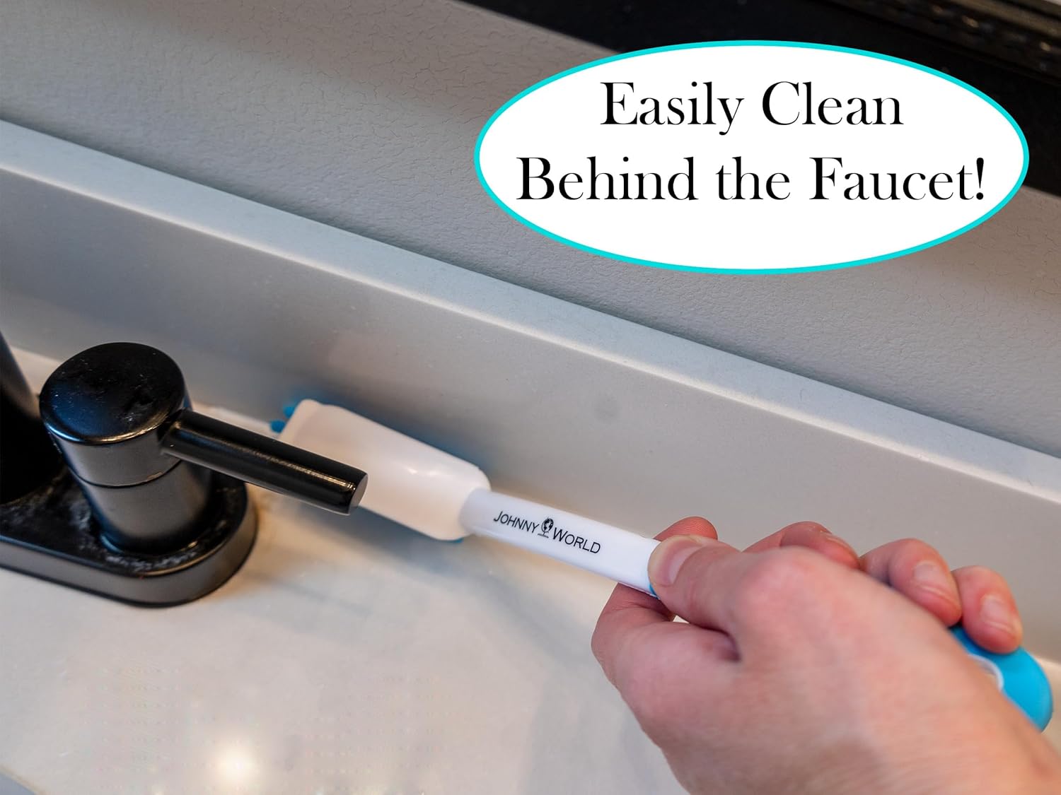 Johnny World Behind The Faucet Brush Set