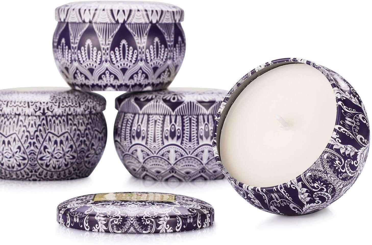 Hausware Aromatherapy Candle Set of 4 Pack
