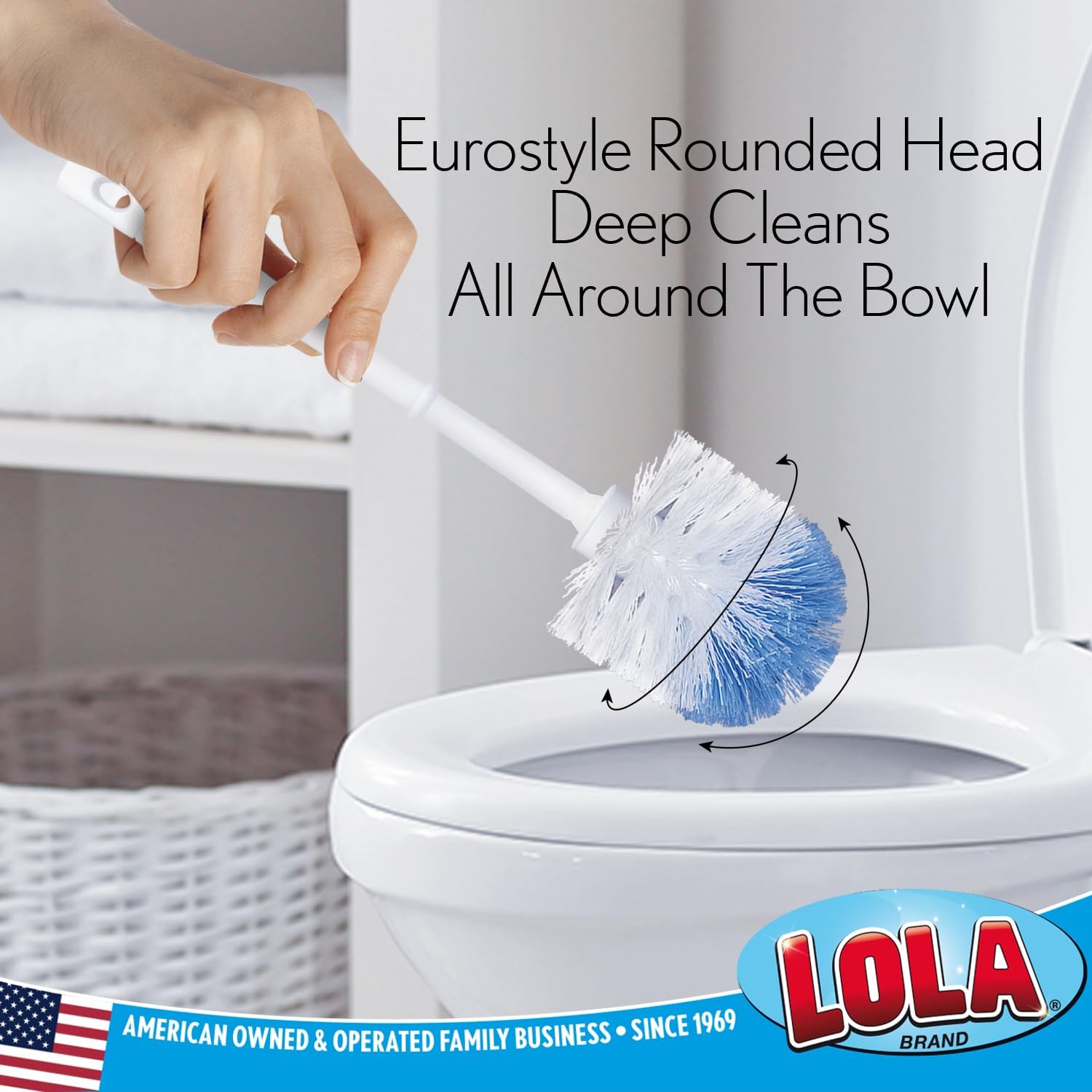 Lola Products Classic Toilet Brush 6 Pack
