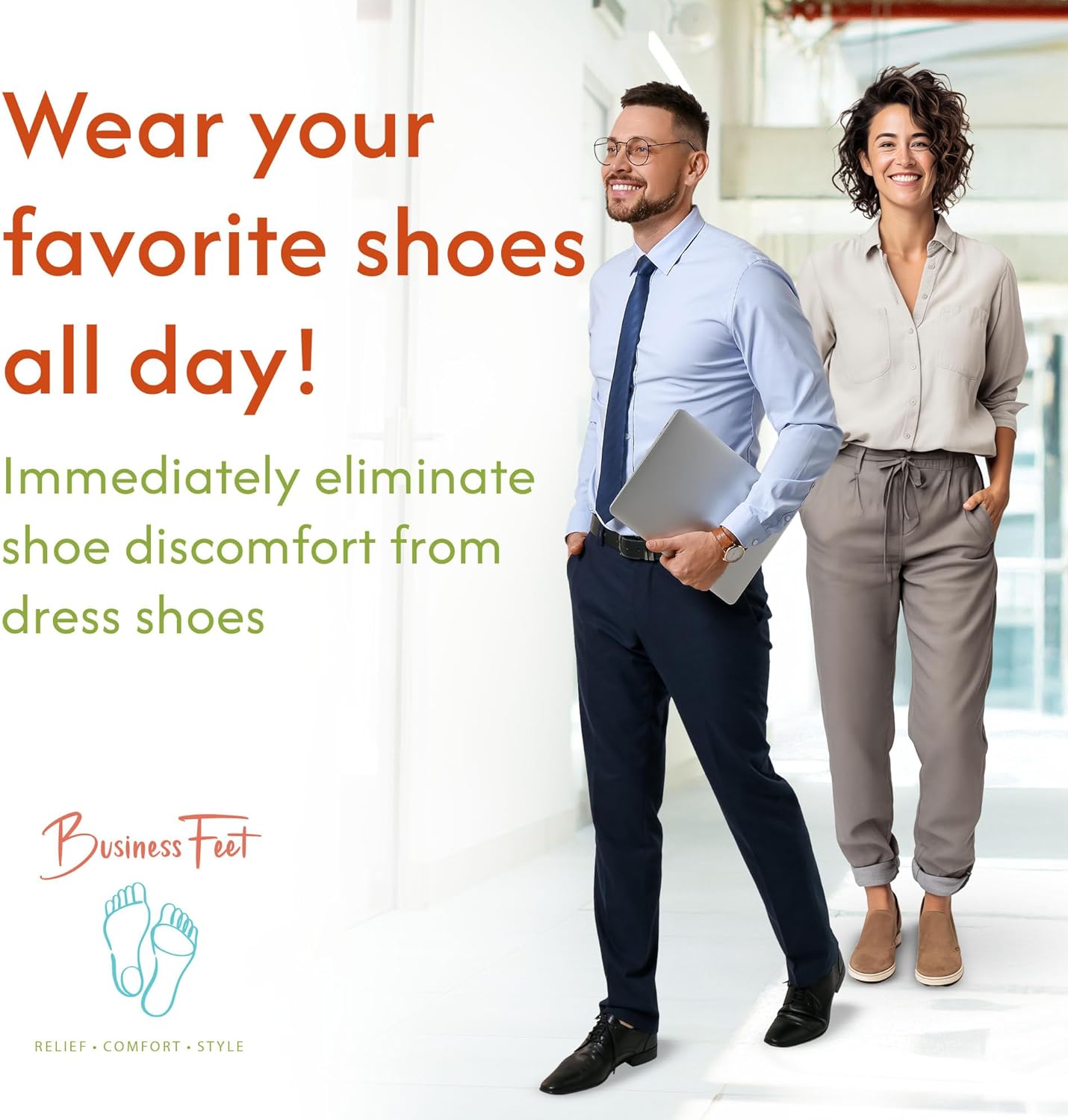 Business Feet Gel Insole - Mover Shaker for Men Women