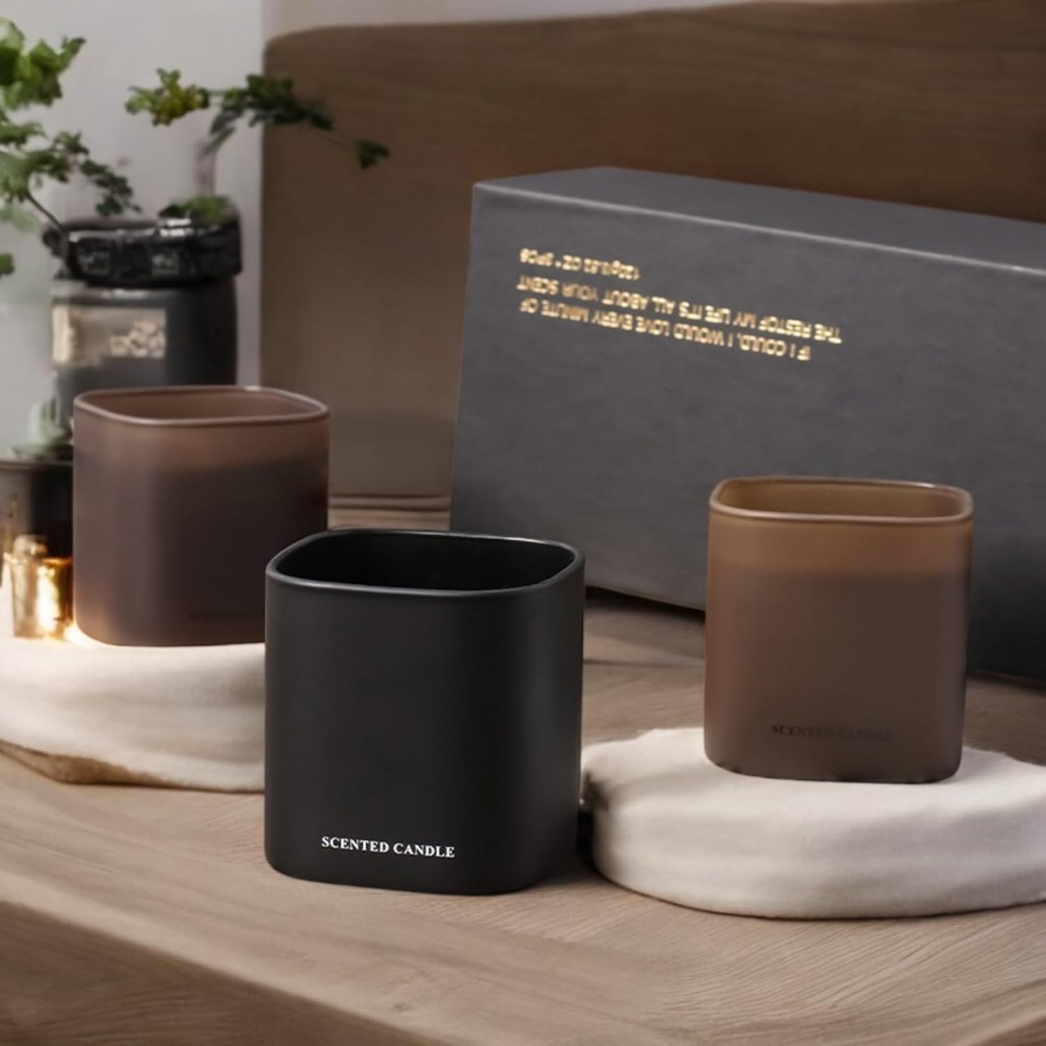 Set of 3 Scented Soy Candles Gift Set 1