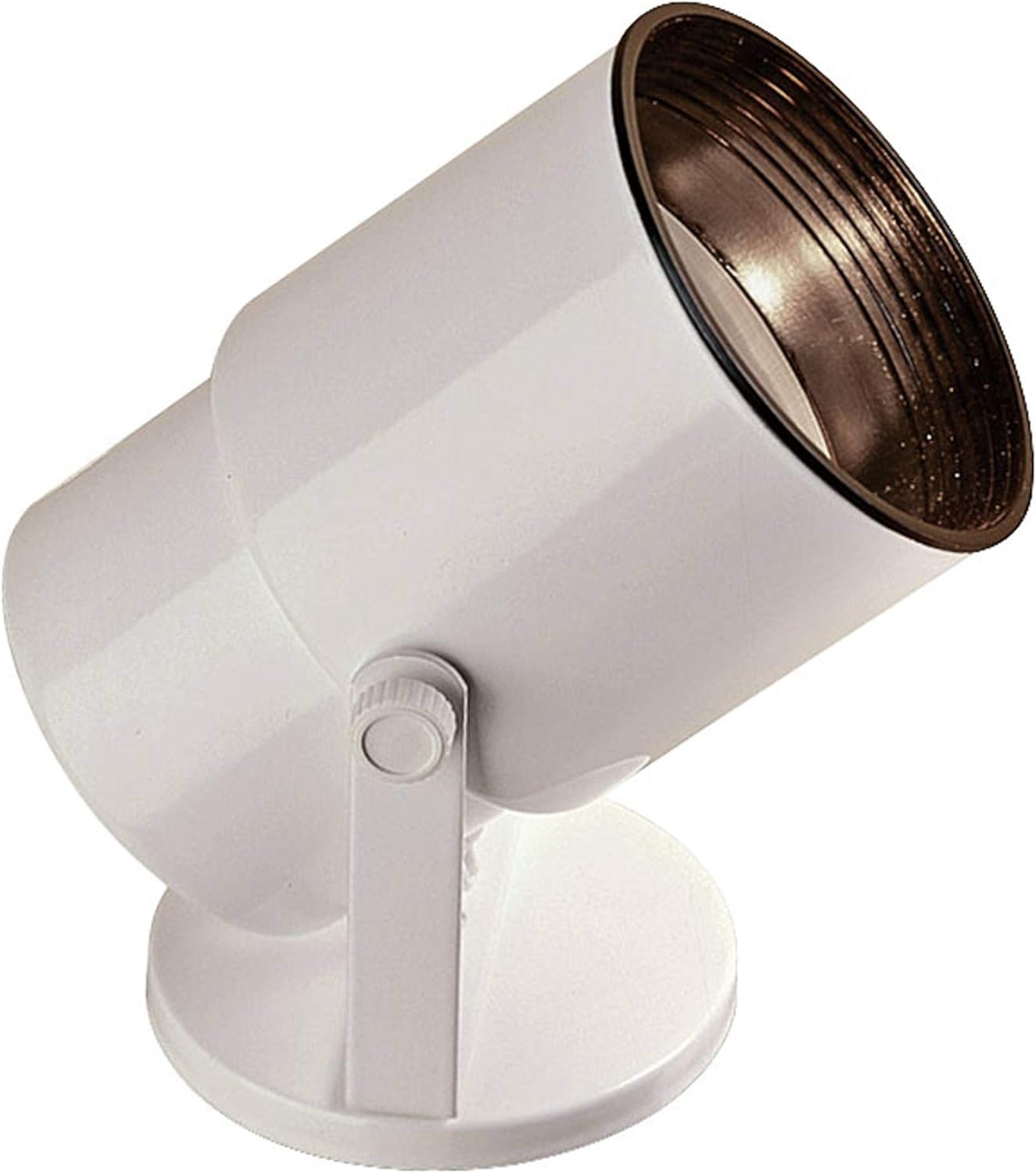 Pro Track 8 High Gloss White Uplighting LED Floor Spot Light