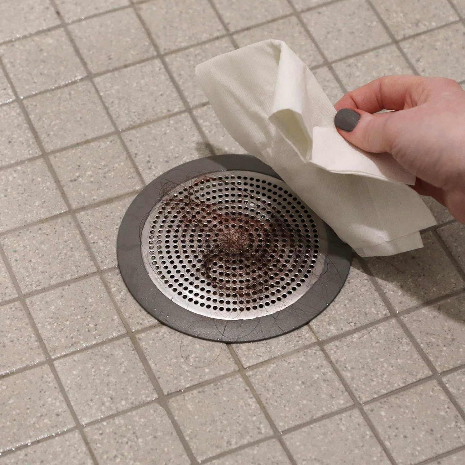 HymoConn Round Shower Hair Catcher 55 inch