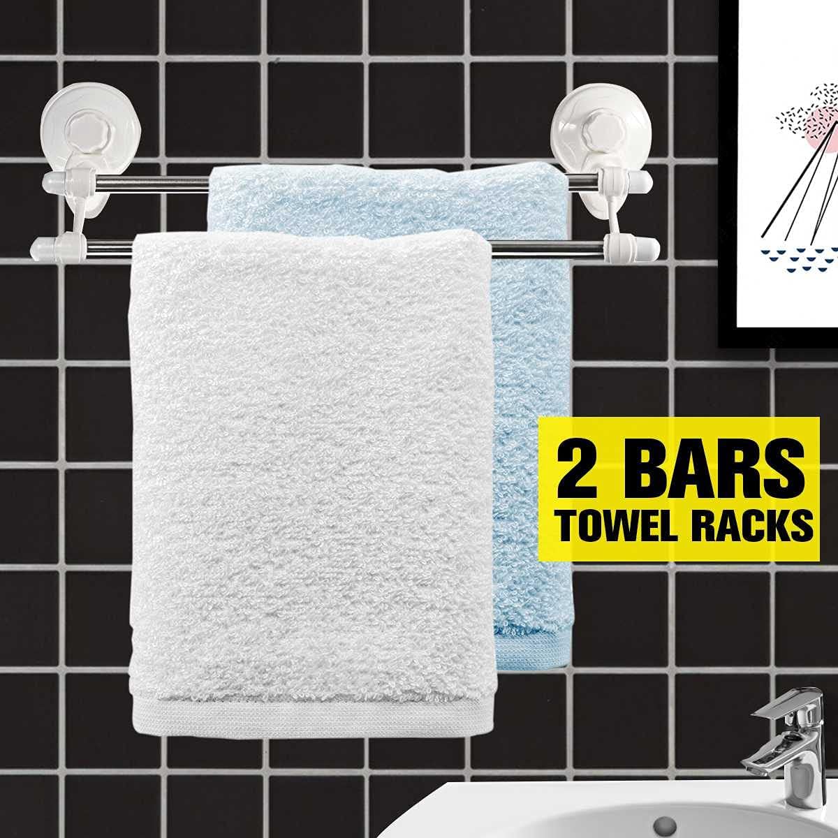 BOCbco Towel Rail Wall Mounted Self-Adhesive 1