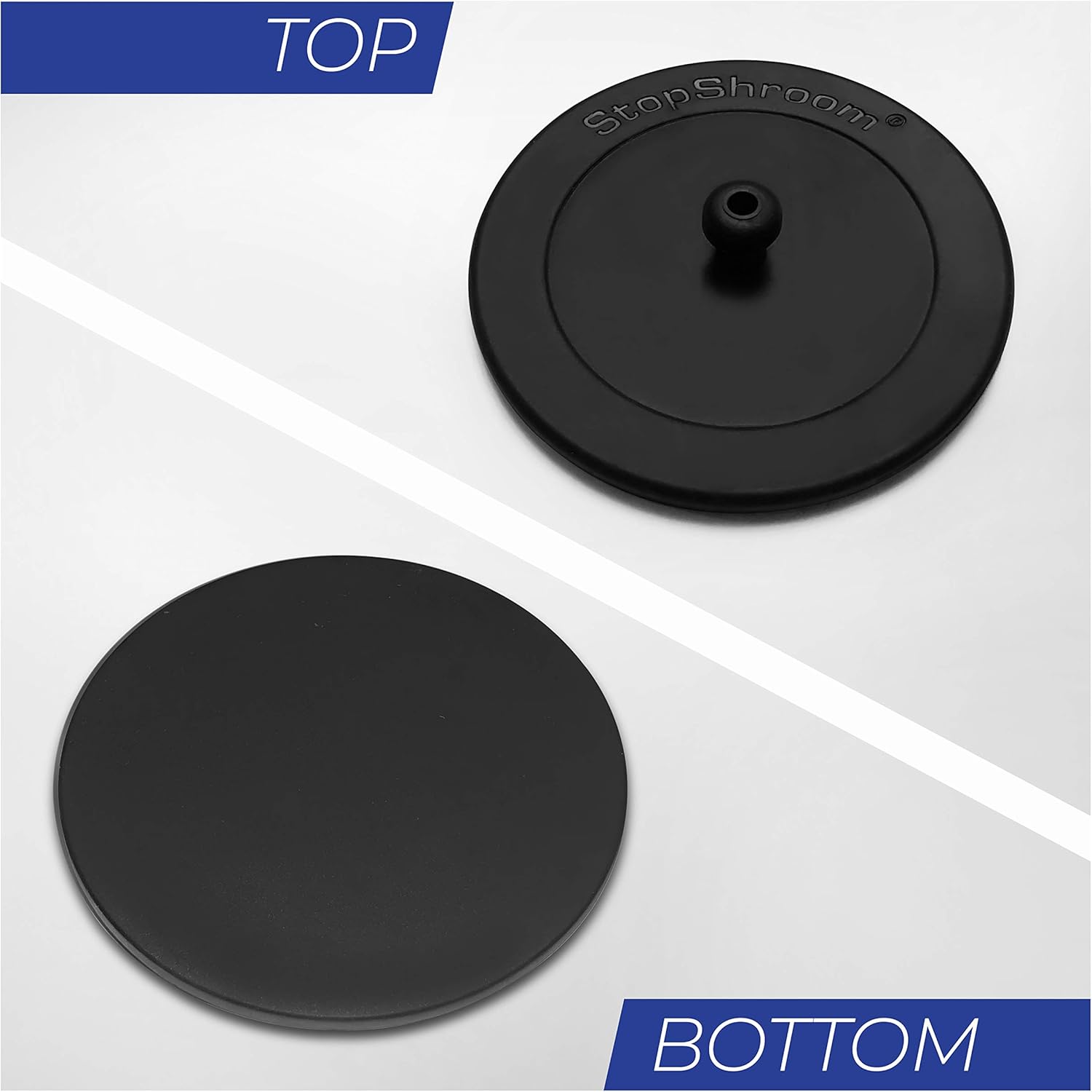 SinkShroom Clog-Free Sink Strainer Basket with Stopper 1