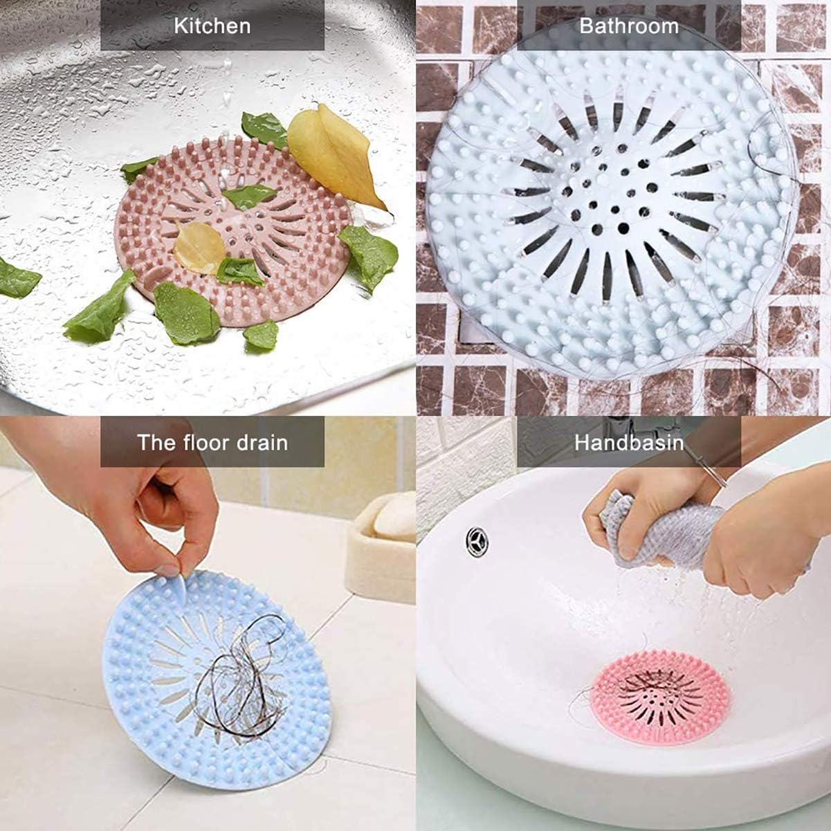 UpTuoLi Hair Catcher Drain Strainer 3 Pack