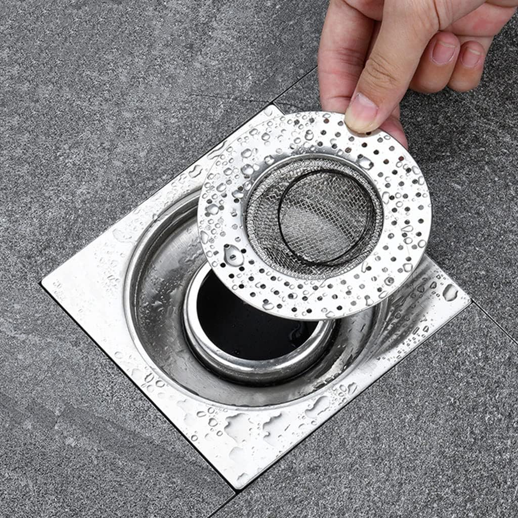 Saddgo Round Drain Cover Hair Catcher Mesh Screen