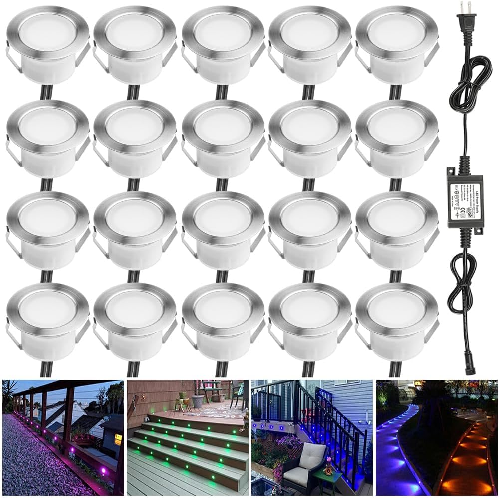 Sumaote Smart LED Deck Light Kit 20-Pack