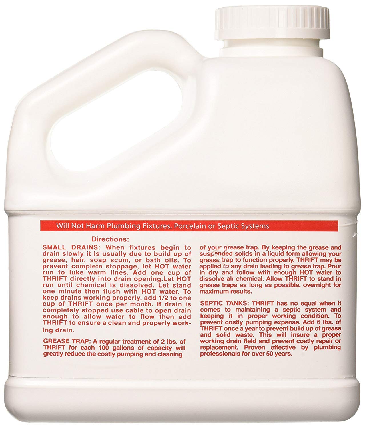 Thrift T-600 Alkaline Drain Cleaner 6 lb 2-Pack 1