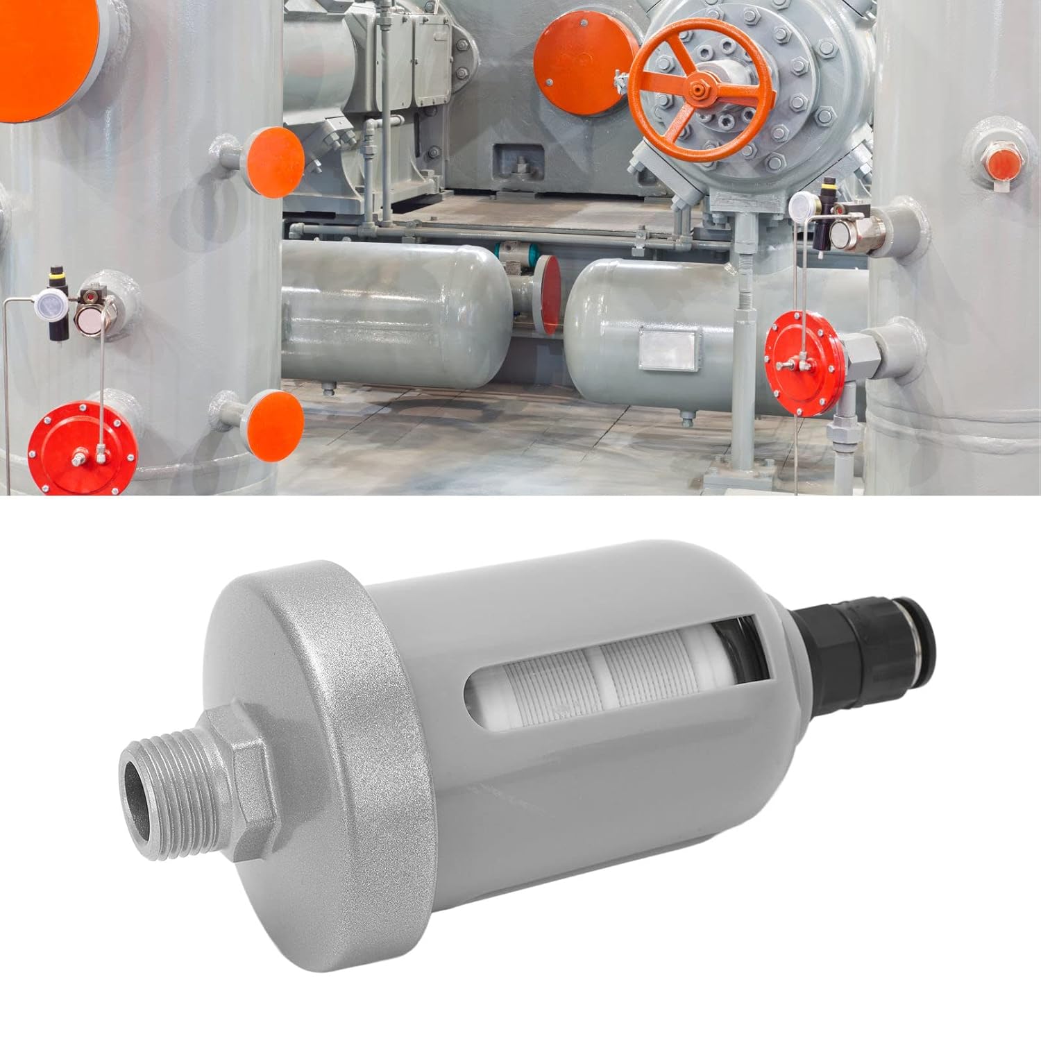 Walfront Air Compressor Drain Valve DN15 Automatic 1