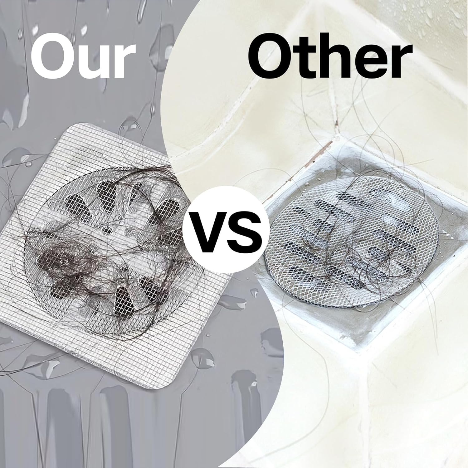 Alicacho 4x4 Inch Disposable Hair Catcher for Drains