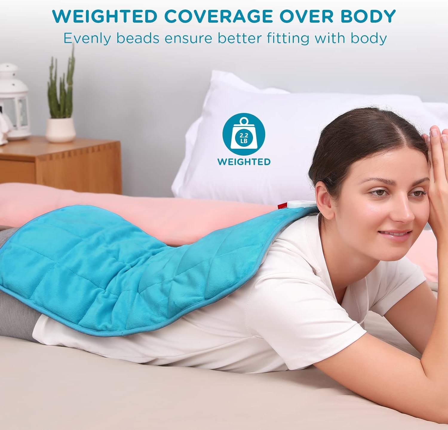 Comfytemp Weighted Heating Pad with 9 Heat Levels