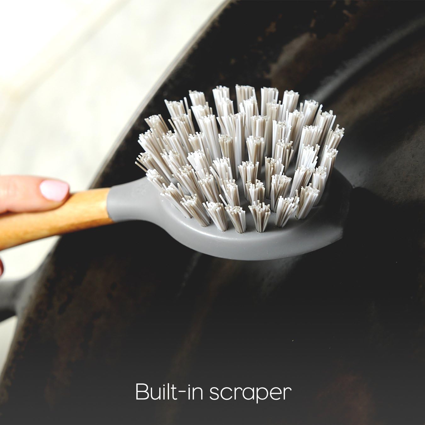 Full Circle Dish Brush Set - Cast Iron Dish Brushes