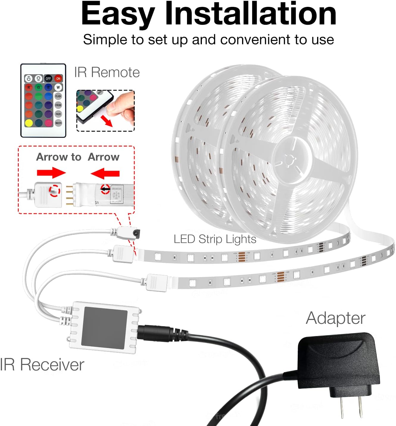 DAYBETTER Smart WiFi LED Strip Lights 100ft
