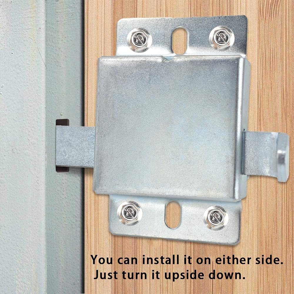 Garage Door Side Lock Inside Deadlock 2 Pack
