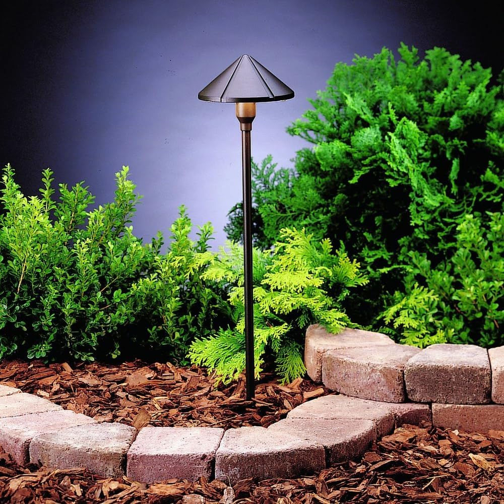 Kichler 15326AZT 1-Light 12V Six Groove Bronze