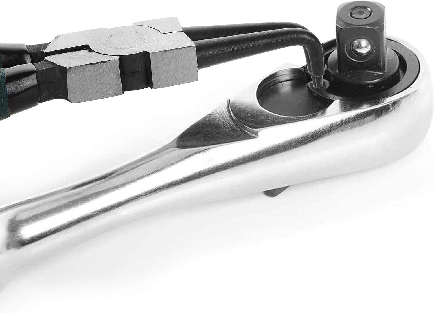 4-Piece 7-Inch Snap Ring Pliers Set for Heavy Duty Use
