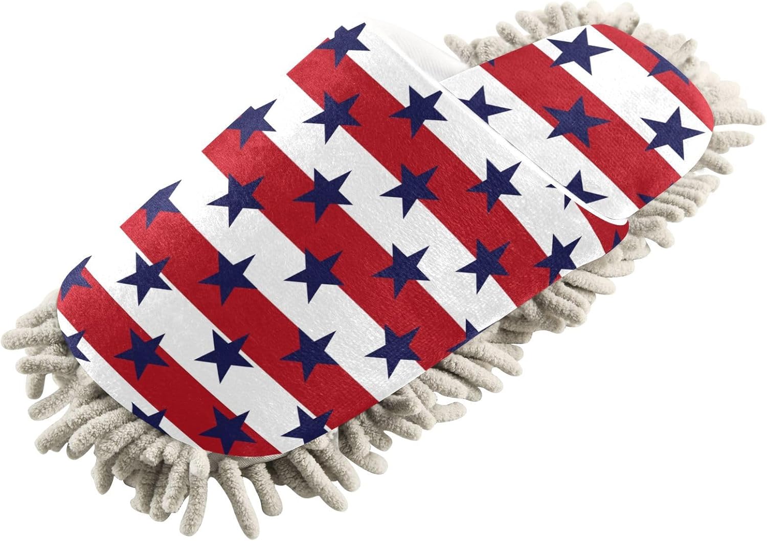Sinestour Mop Slippers with Microfiber Pads for Floor Cleaning