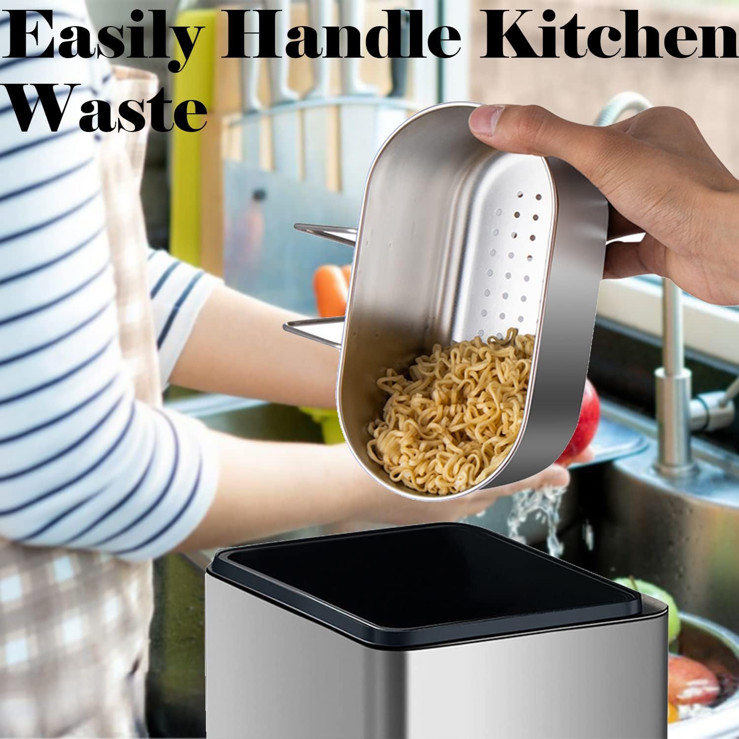 Stainless Steel Drain Strainer Basket for Kitchen Sinks