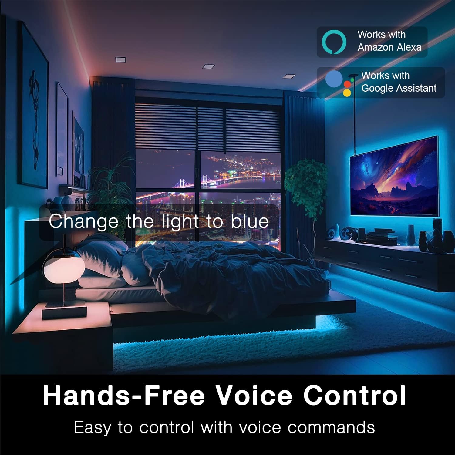DAYBETTER Smart WiFi LED Strip Lights 100ft