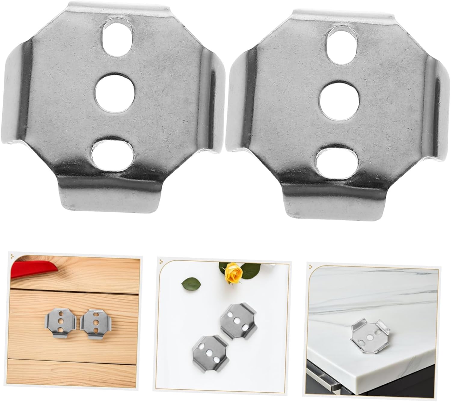 Healifty 2Pcs Modern Towel Rack Replacement Hardware