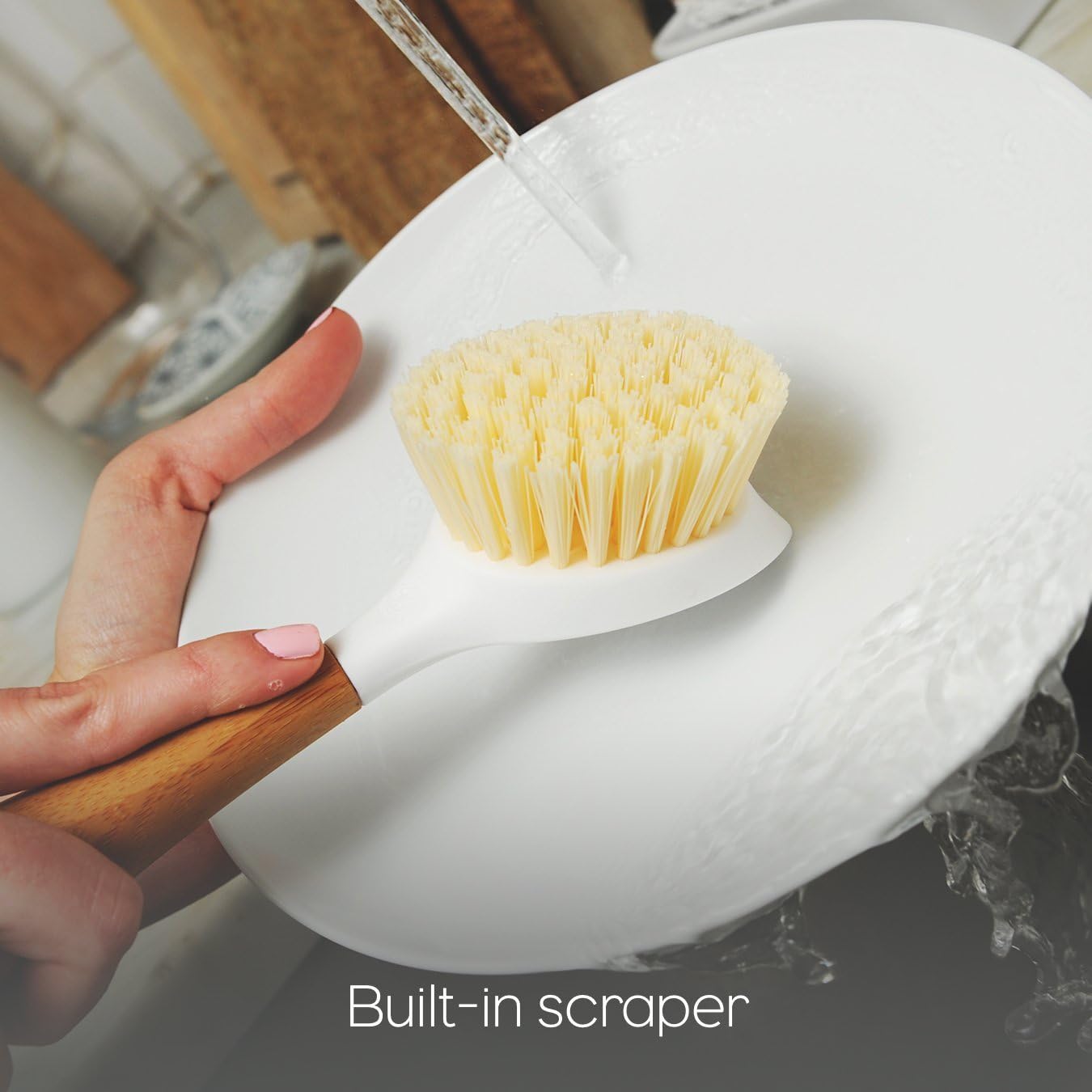 Full Circle Dish Brush Set - Cast Iron Dish Brushes