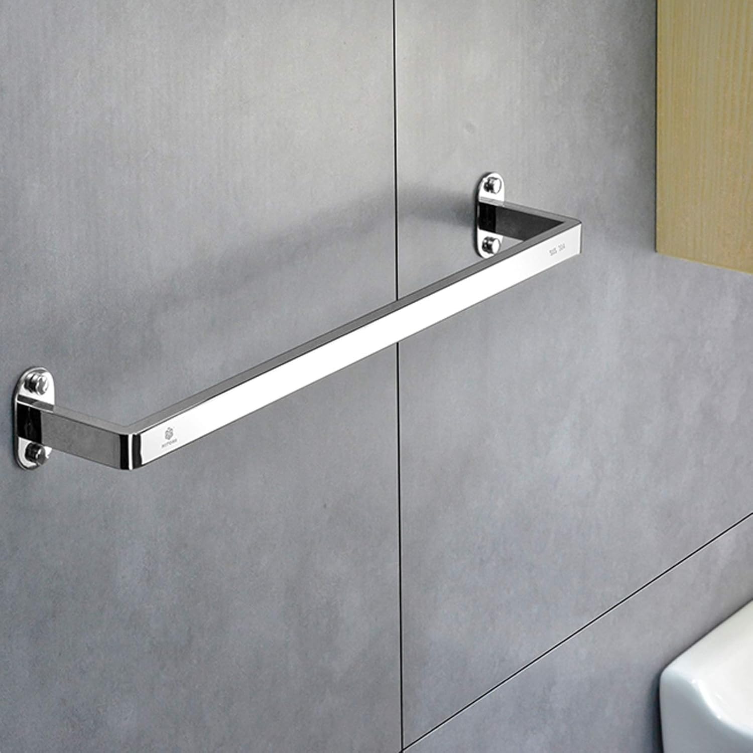 BOCbco Wall Mounted Towel Rail 40Cm-120Cm Brushed Stainless Steel