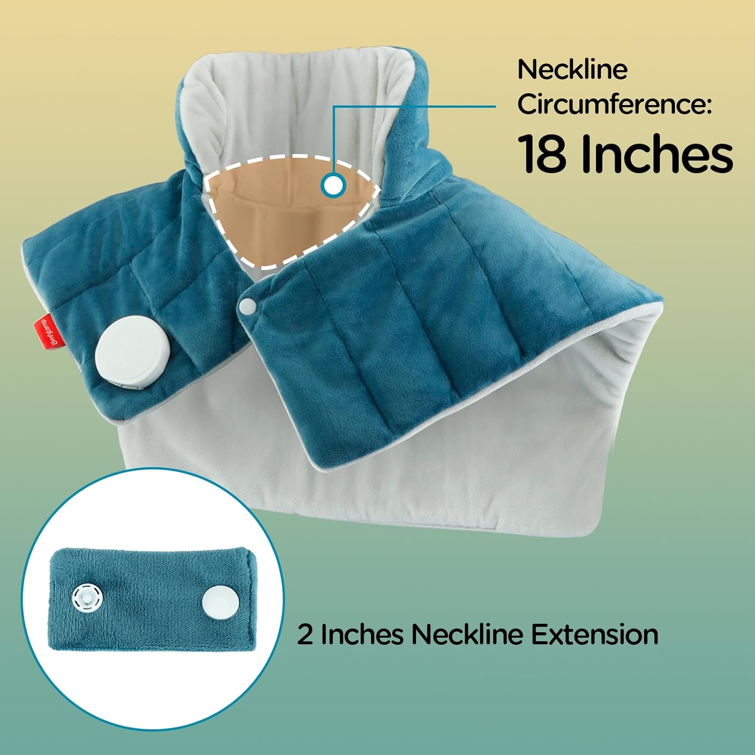Comfytemp Weighted Heating Pad for Neck and Back