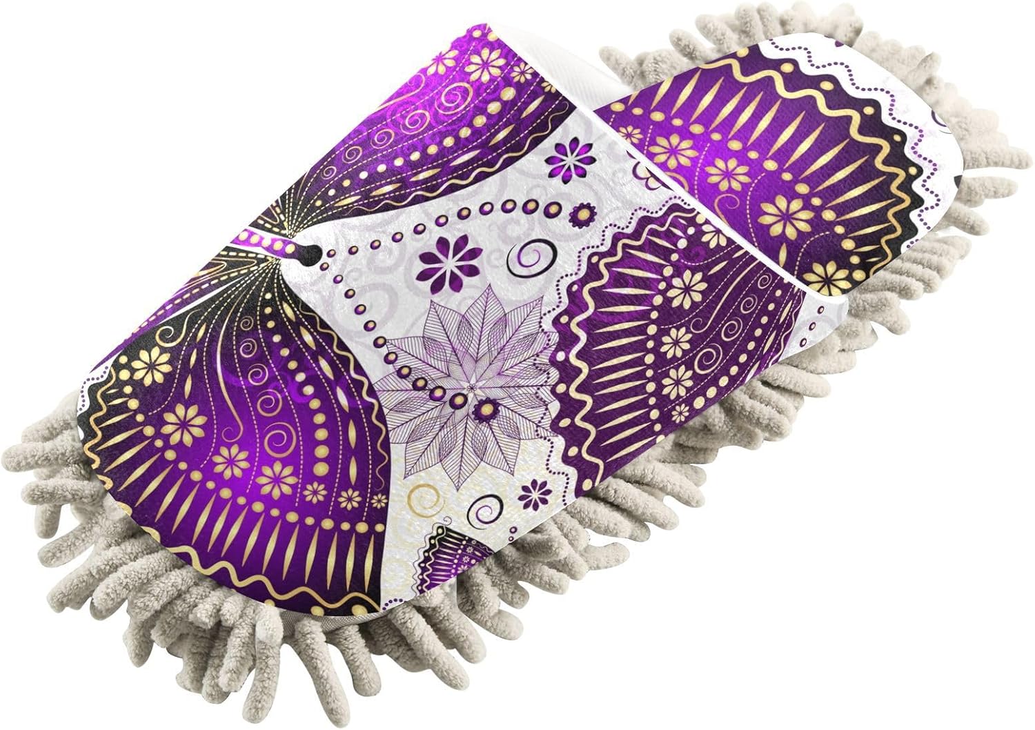 Sinestour Butterflies Mop Slippers for Floor Cleaning
