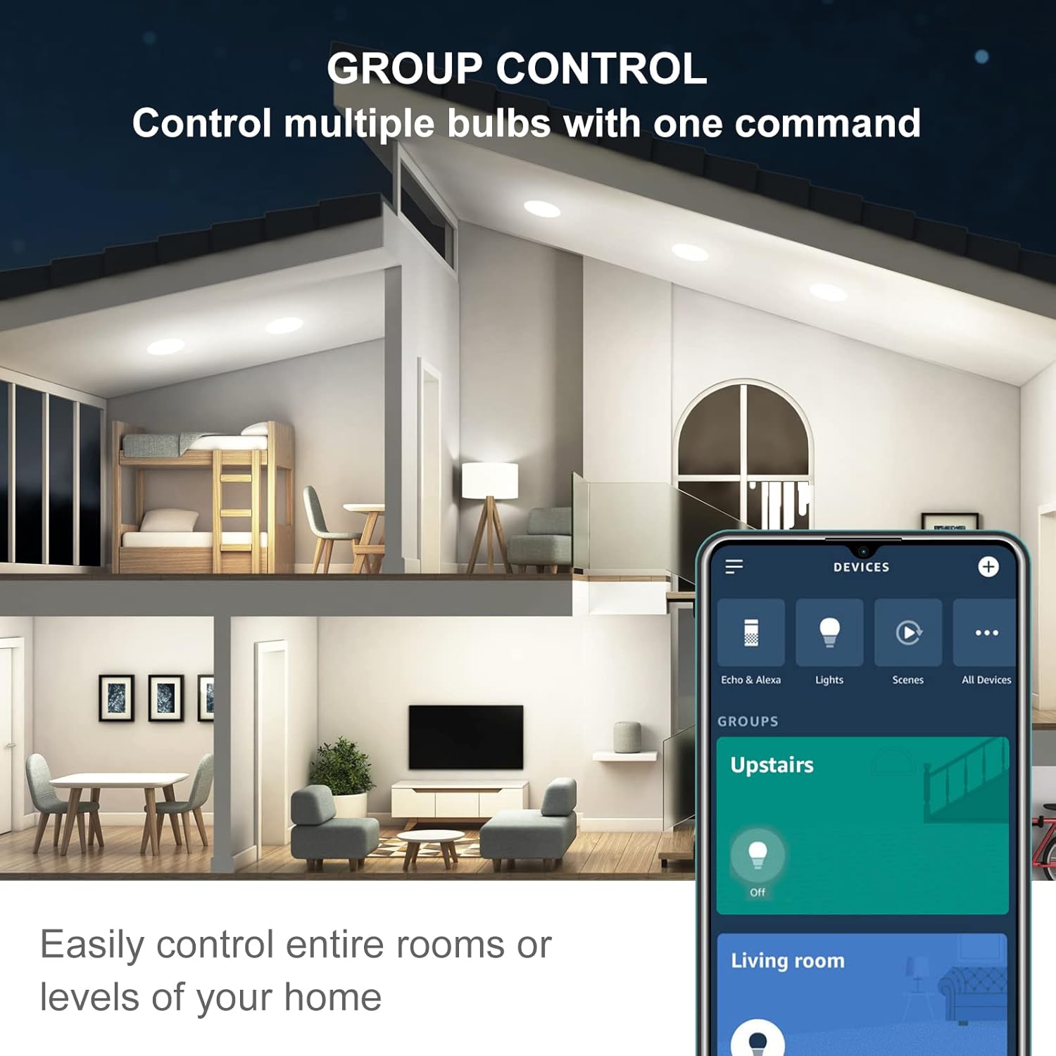 Sengled Smart Recessed Lighting with Alexa Compatibility 4-Pack