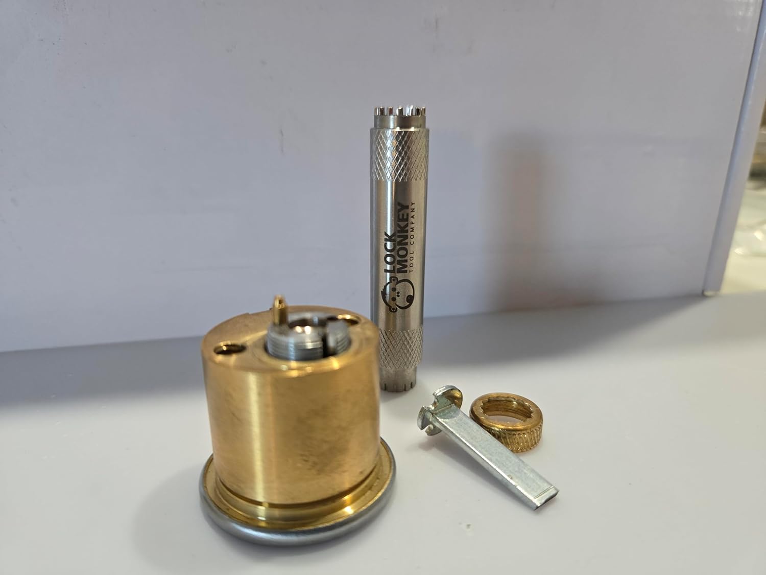 Lock Monkey Hollow Stainless Steel Cylinder Cap Remover Tool