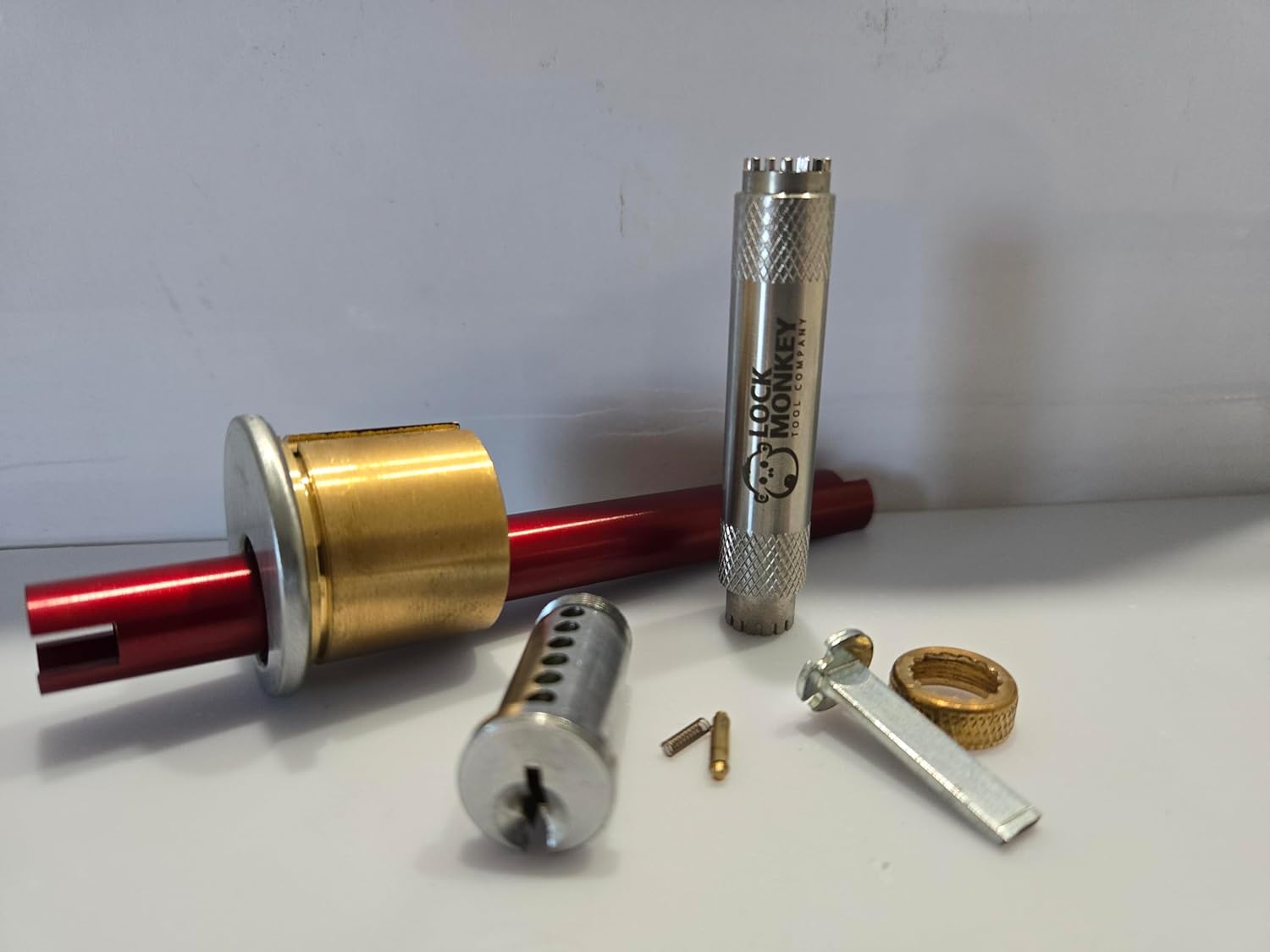 Lock Monkey Hollow Stainless Steel Cylinder Cap Remover Tool