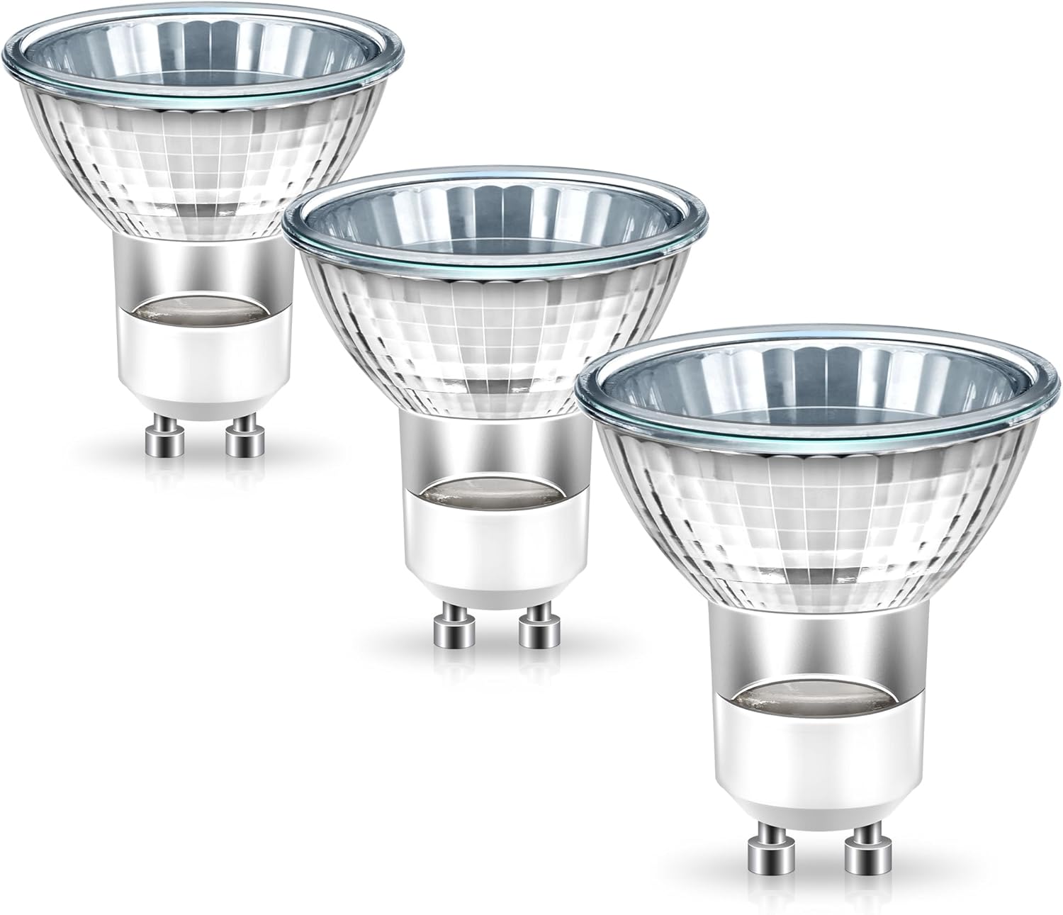 Flaspar GU10 Halogen 50W Dimmable Bulb 3 Pack