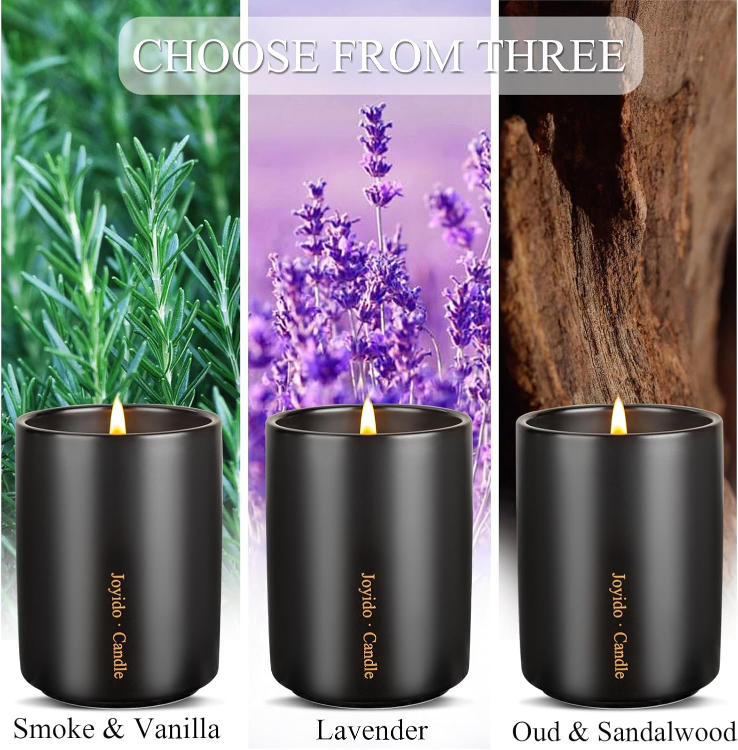 Joyido 14OZ Smoke Vanilla Aromatherapy Candle 1