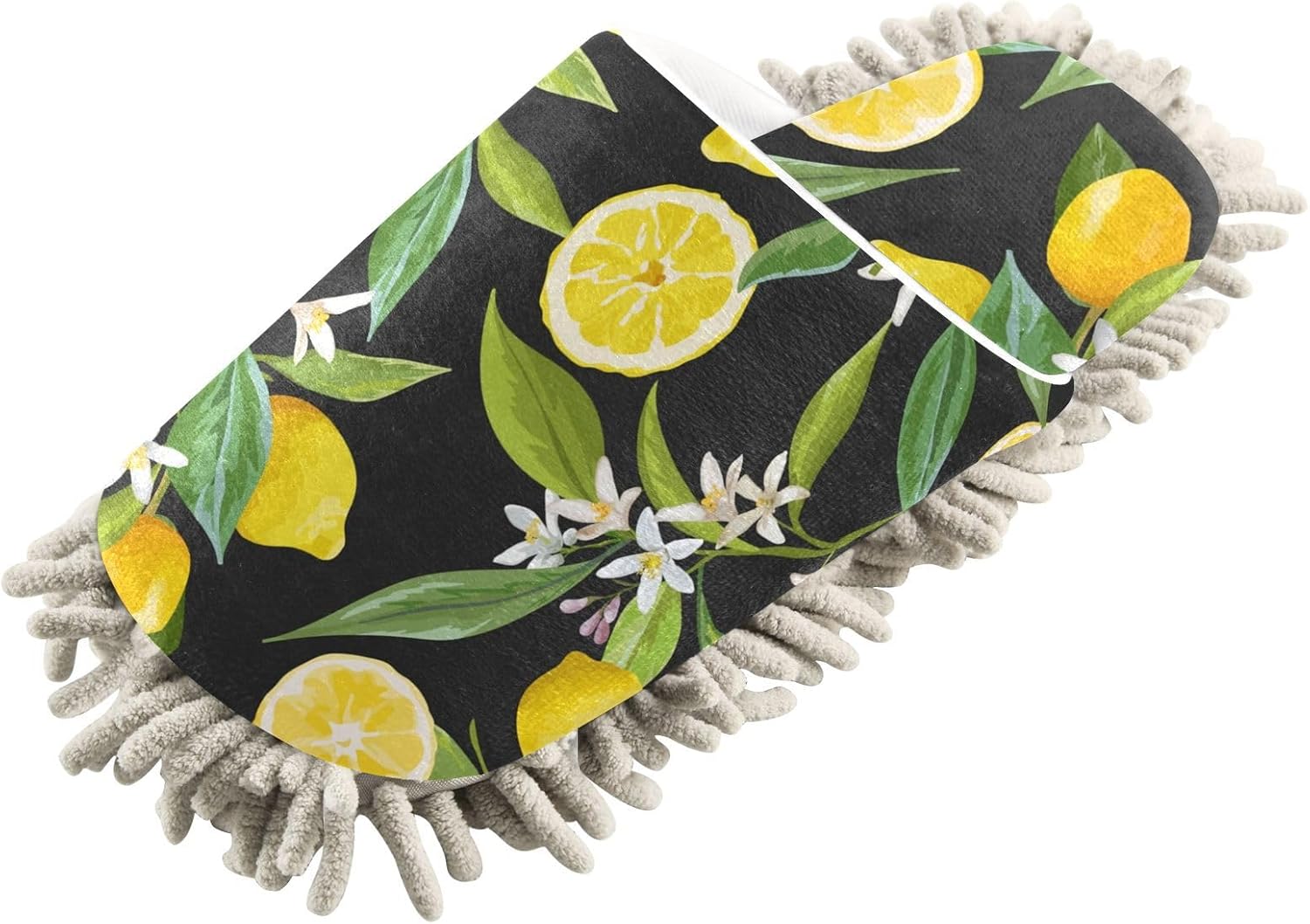 Sinestour Lemon Tree Mop Slippers for Floor Cleaning