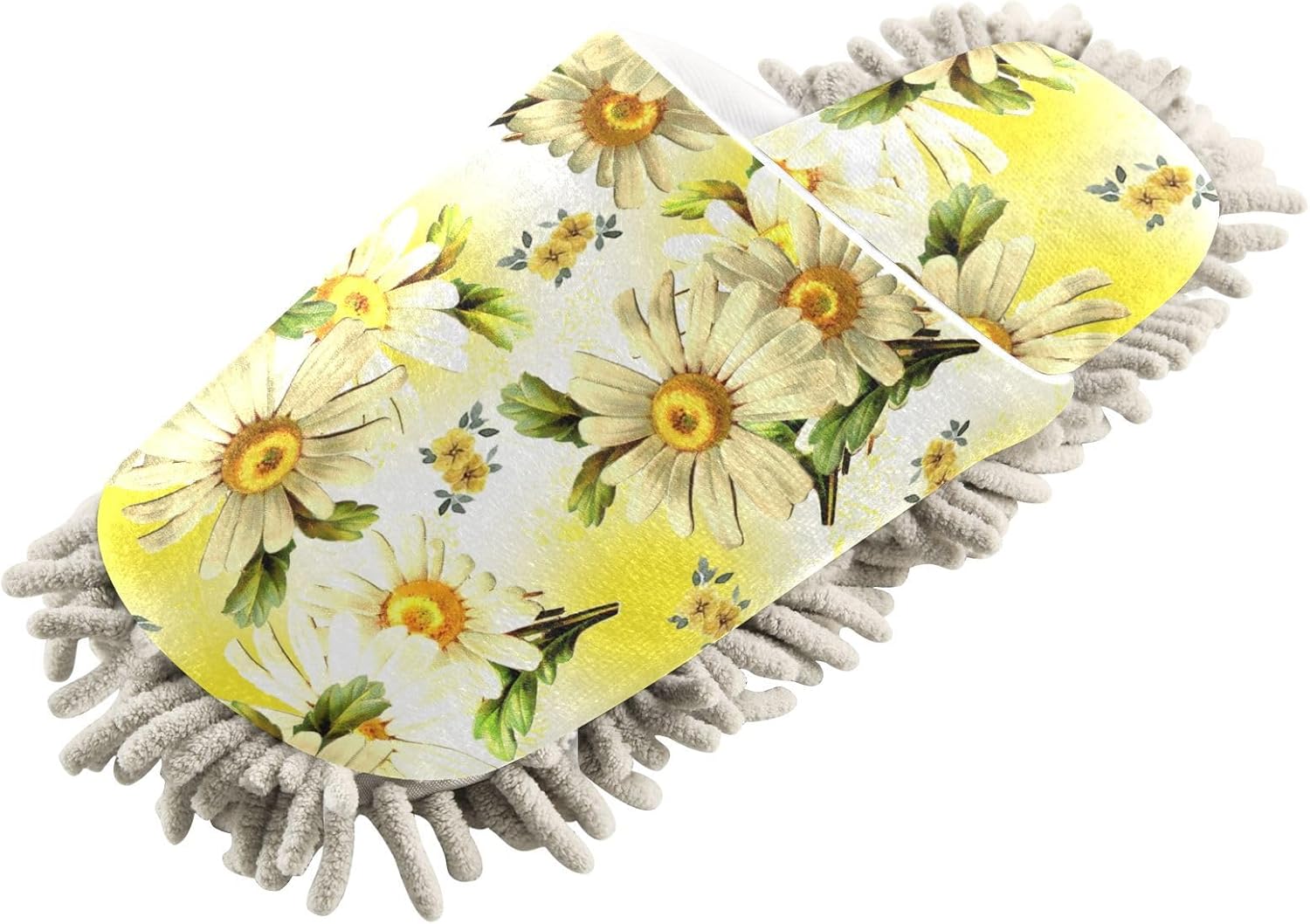 Kigai Microfiber Slippers Yellow Wildflowers