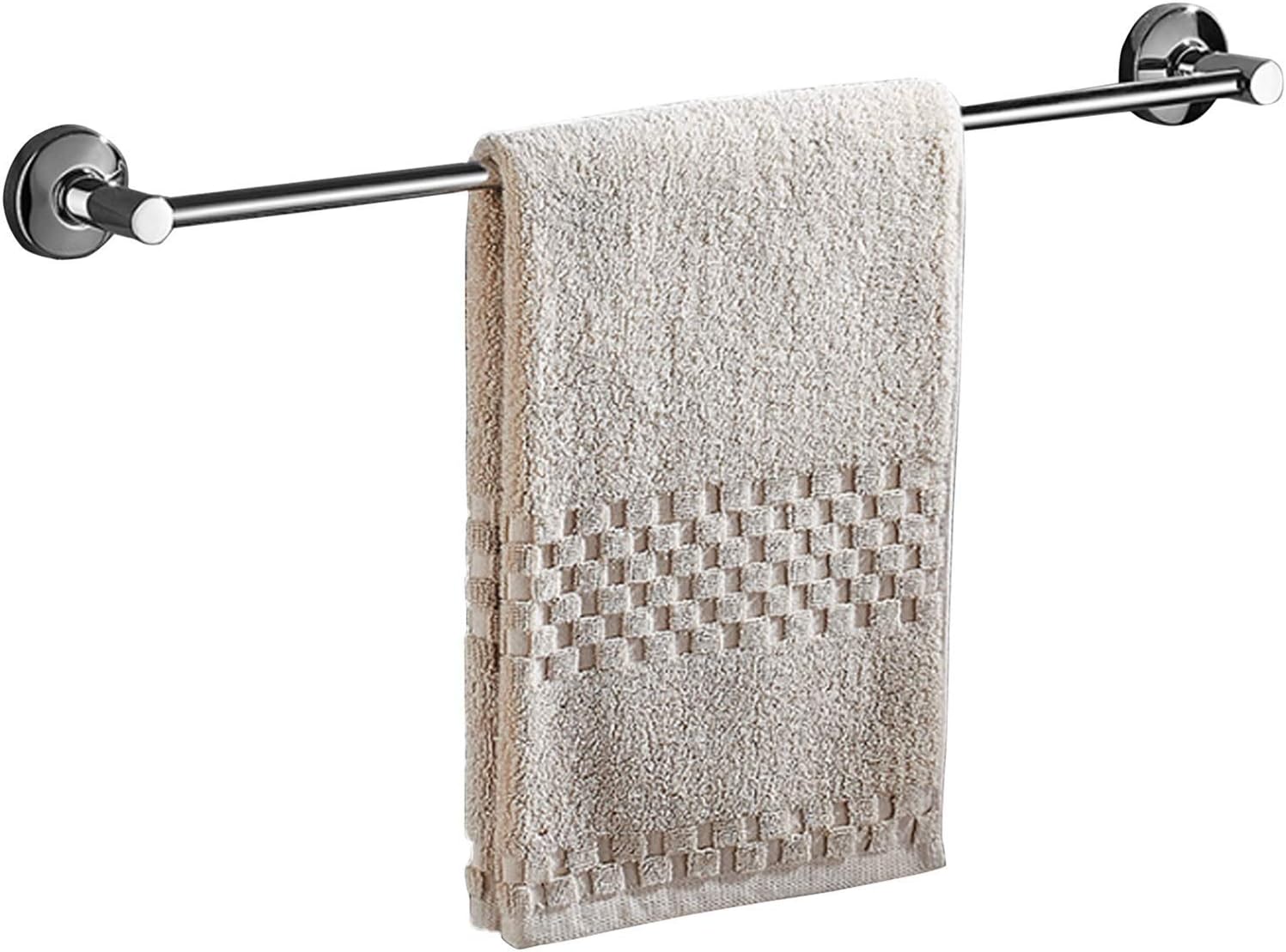 BOCbco Towel Rail Single Holder Bar 30Cm Brushed Finish