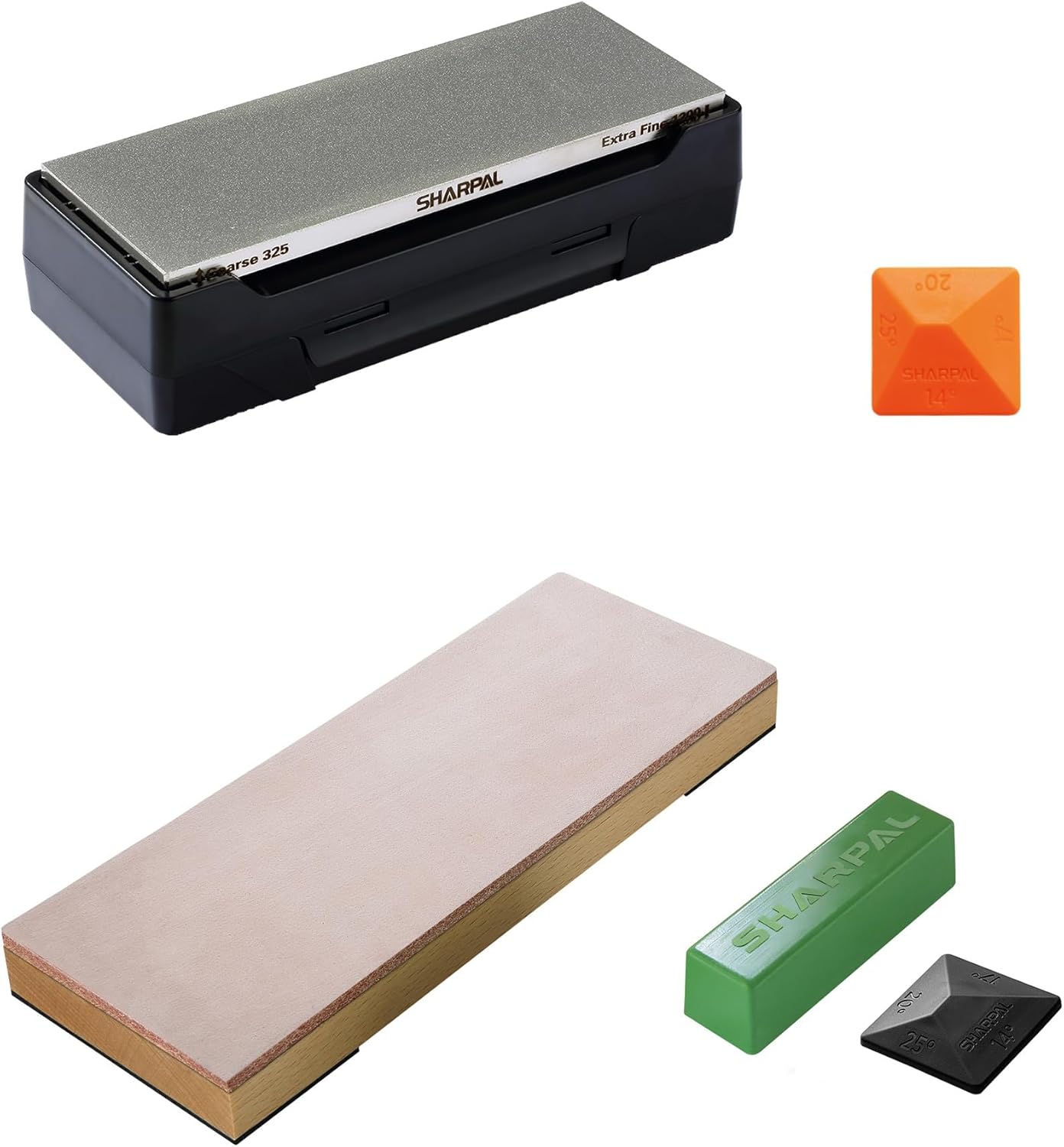 SHARPAL 162-204N Dual Grit Diamond Whetstone Kit