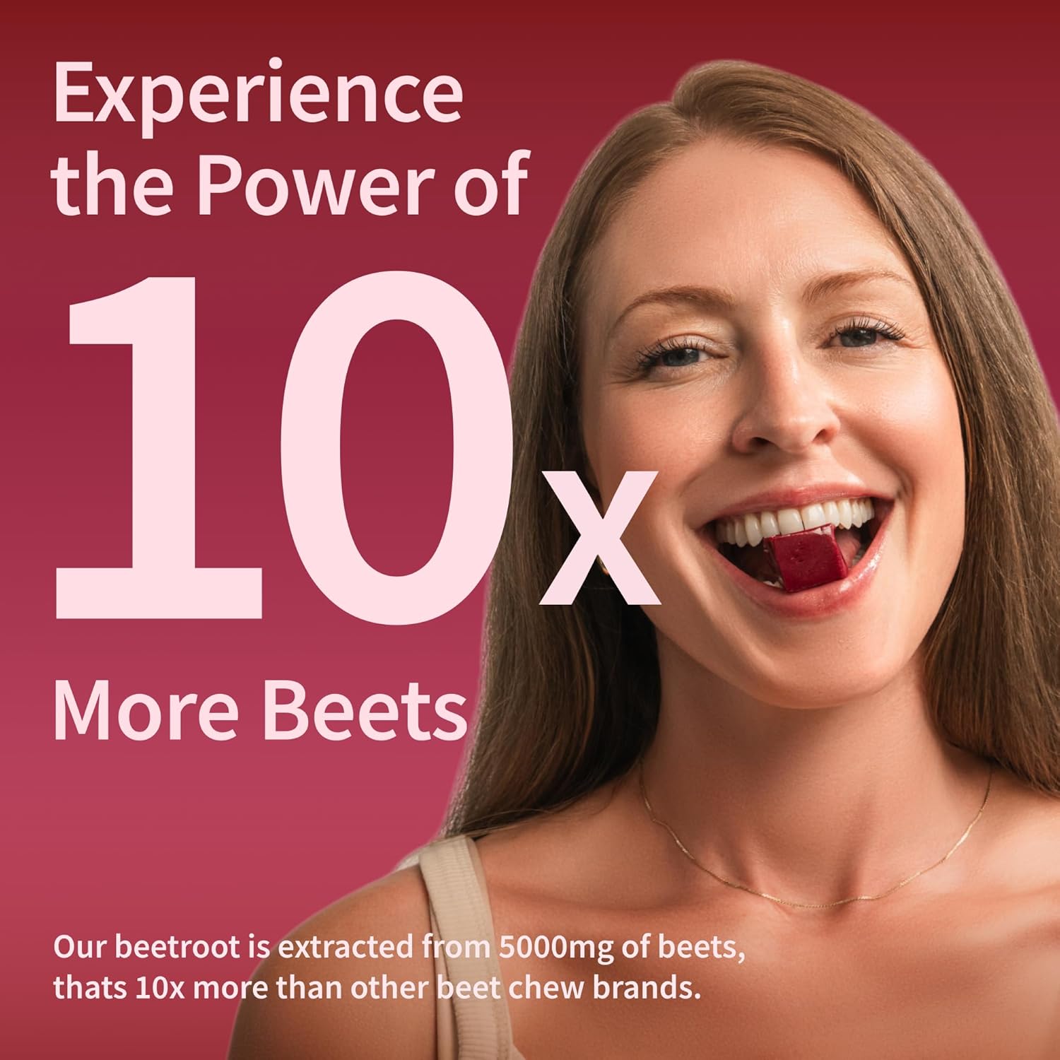 Snap Supplements Beetroot Chews for Nitric Oxide Boost